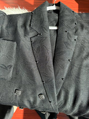 C - Black - Work - Abaya - Set - 87
