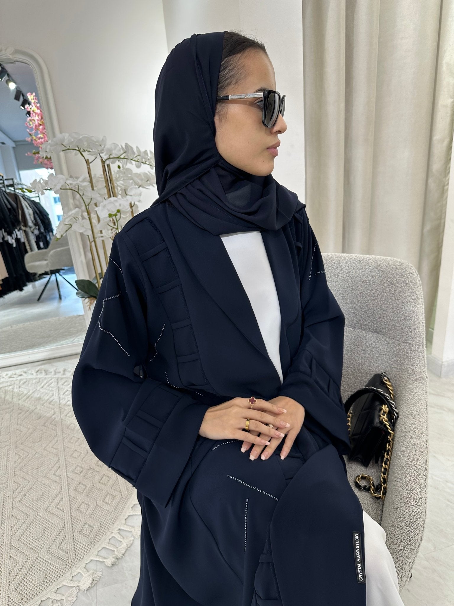 C Blue Summer Eid Abaya 02