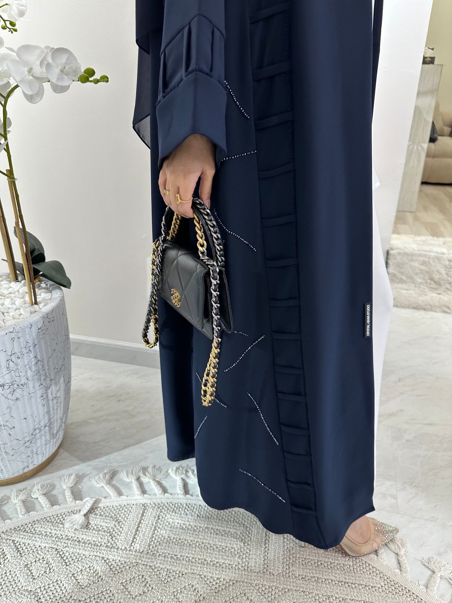 C Blue Summer Eid Abaya 02