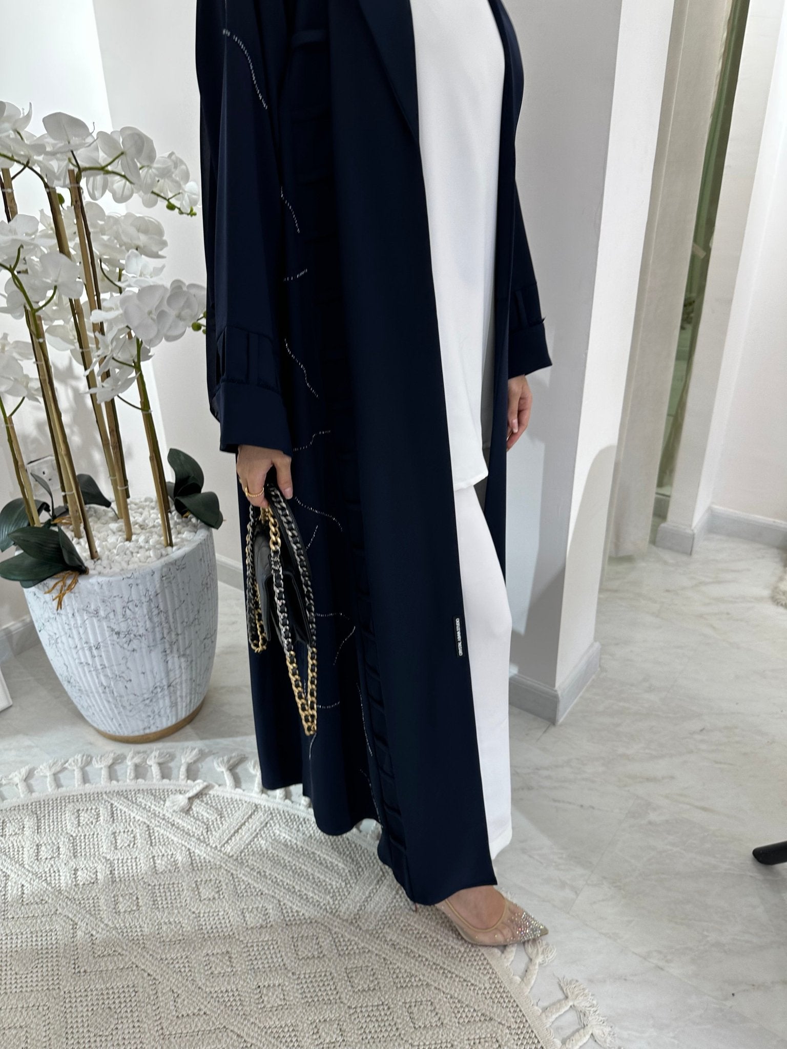 C Blue Summer Eid Abaya 02