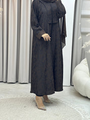 C Branch Winter Brown Coat Abaya