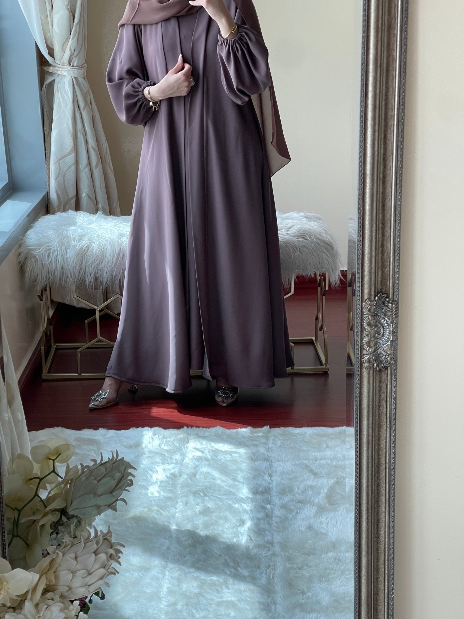 C - Brown - Nada - Abaya - Set