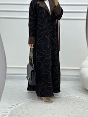 C Coat Budget Brown Abaya