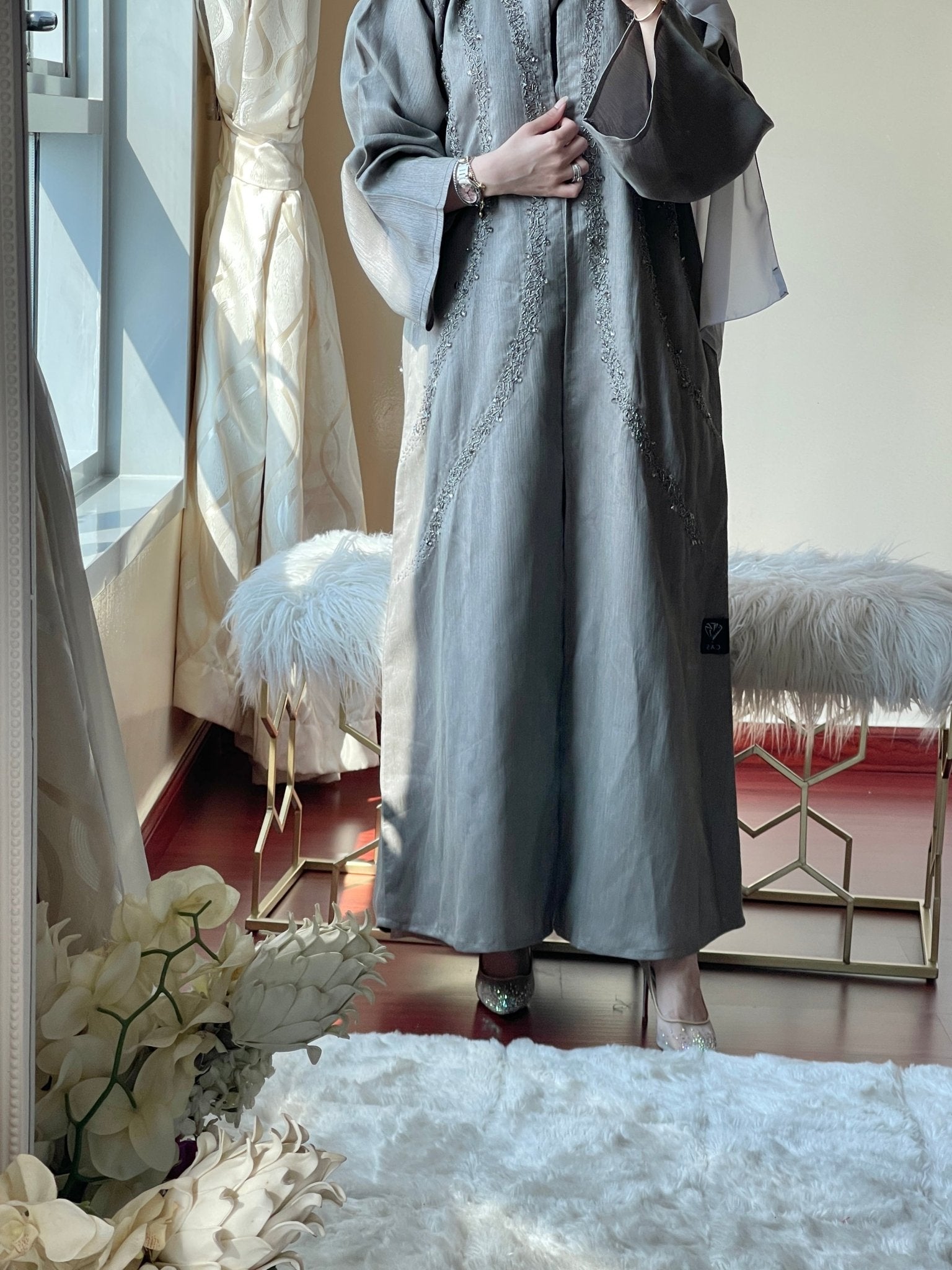 C - Evening - Abaya - Set - 23