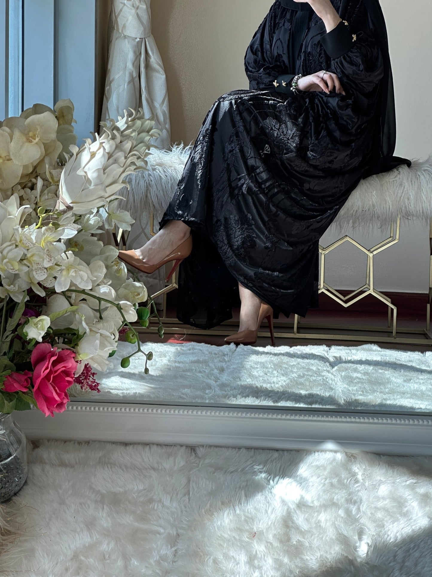 C - Evening - Black - Abaya - 39