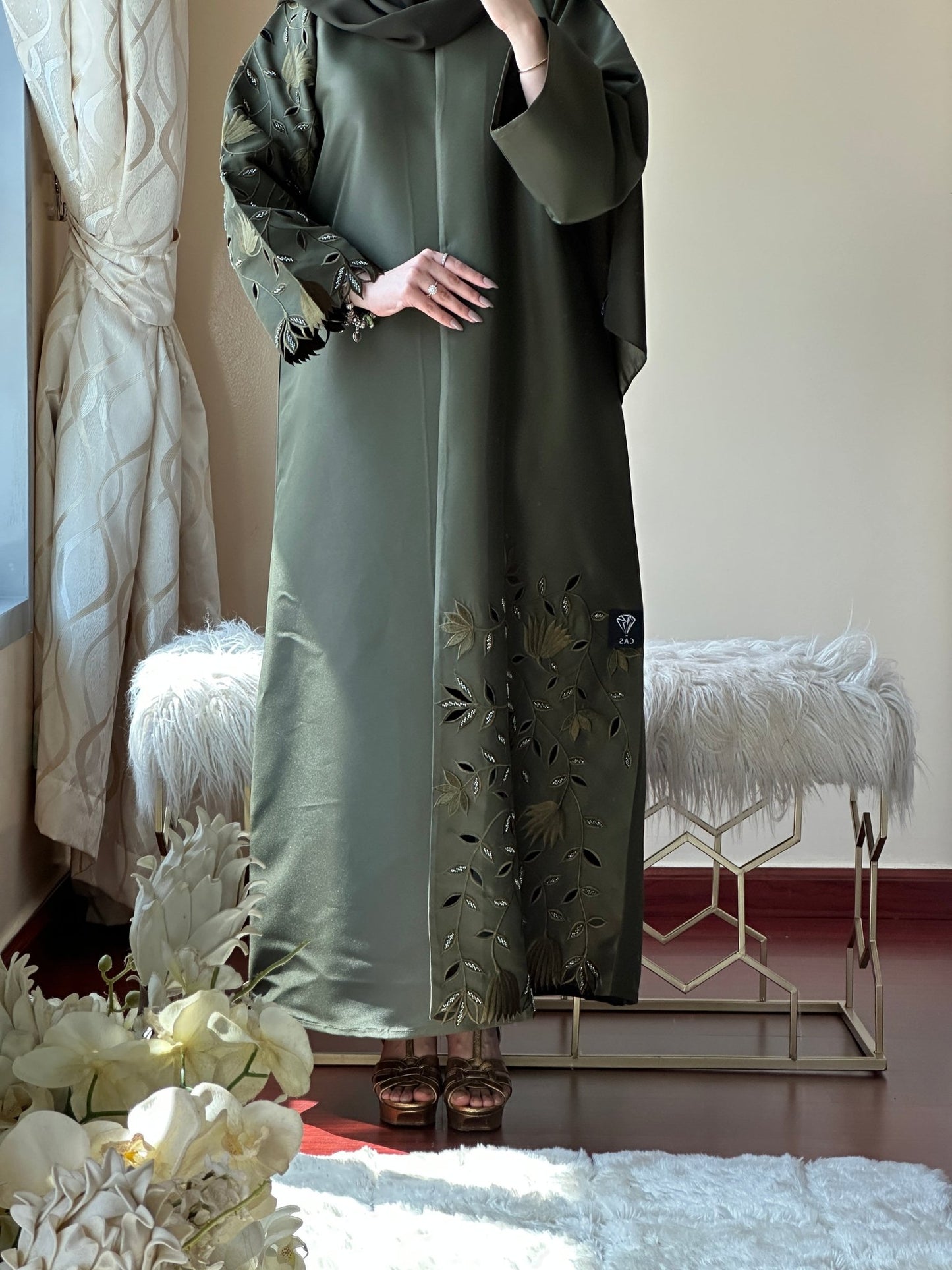 C - Green - Eid - Abaya - 32