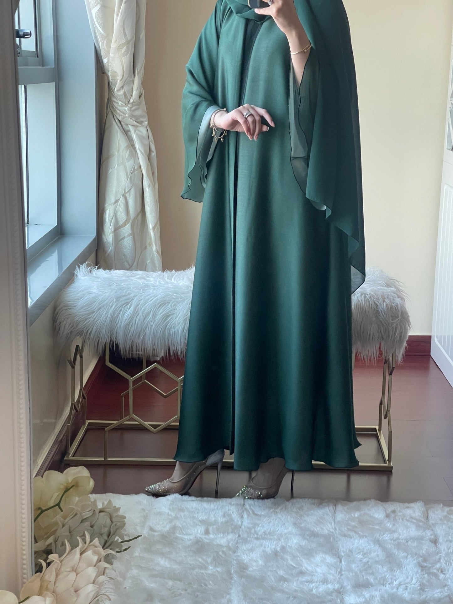 C - Green - Silver - Duotone - Abaya