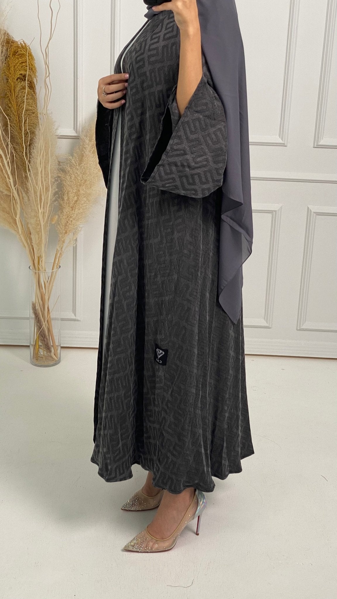 C - Grey Premium Abaya