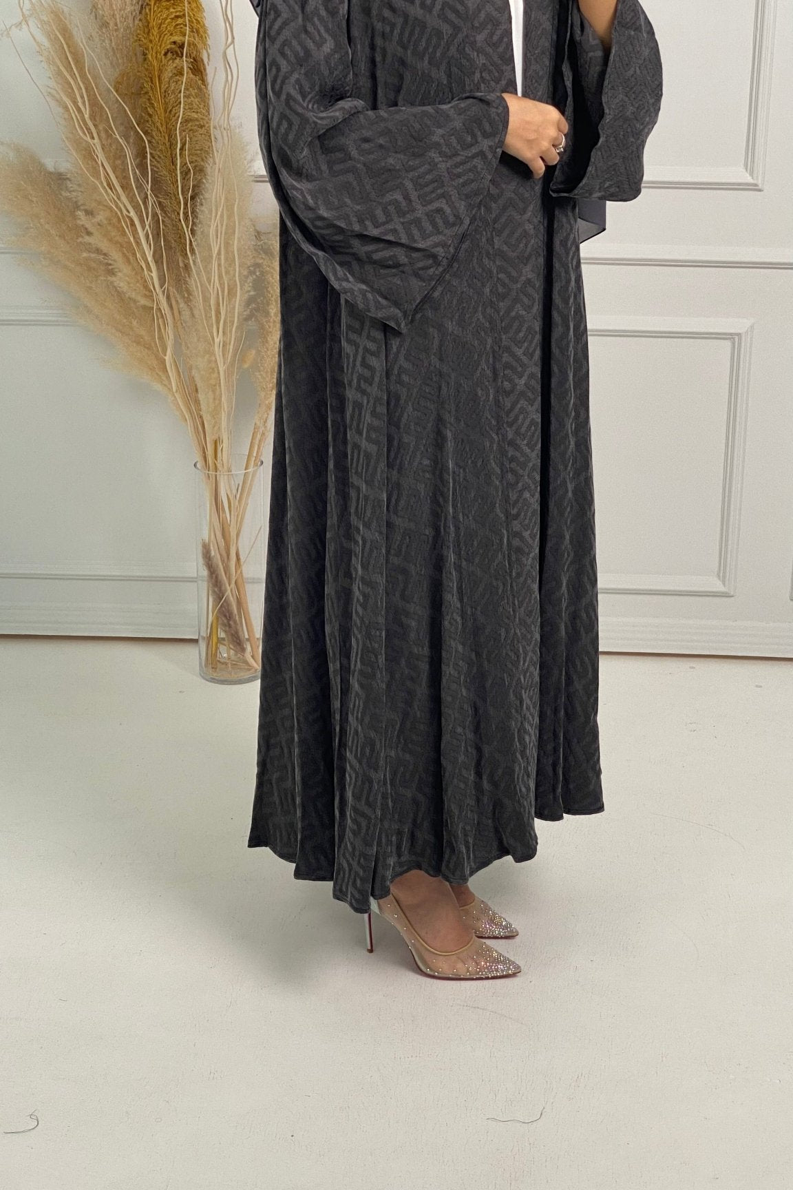 C - Grey Premium Abaya