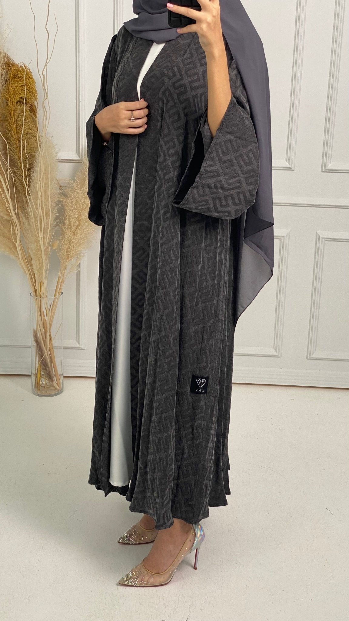 C - Grey Premium Abaya