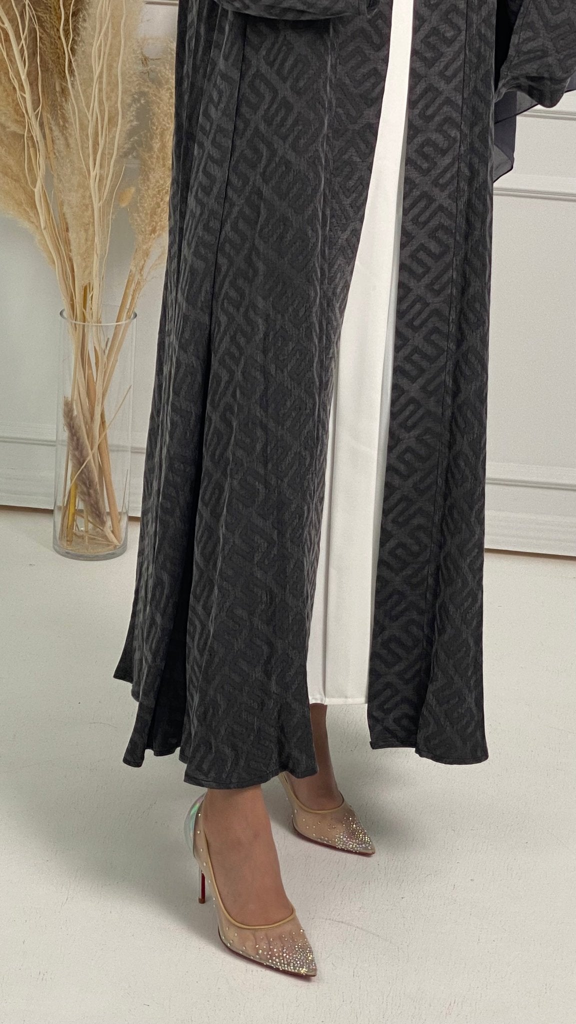 C - Grey Premium Abaya