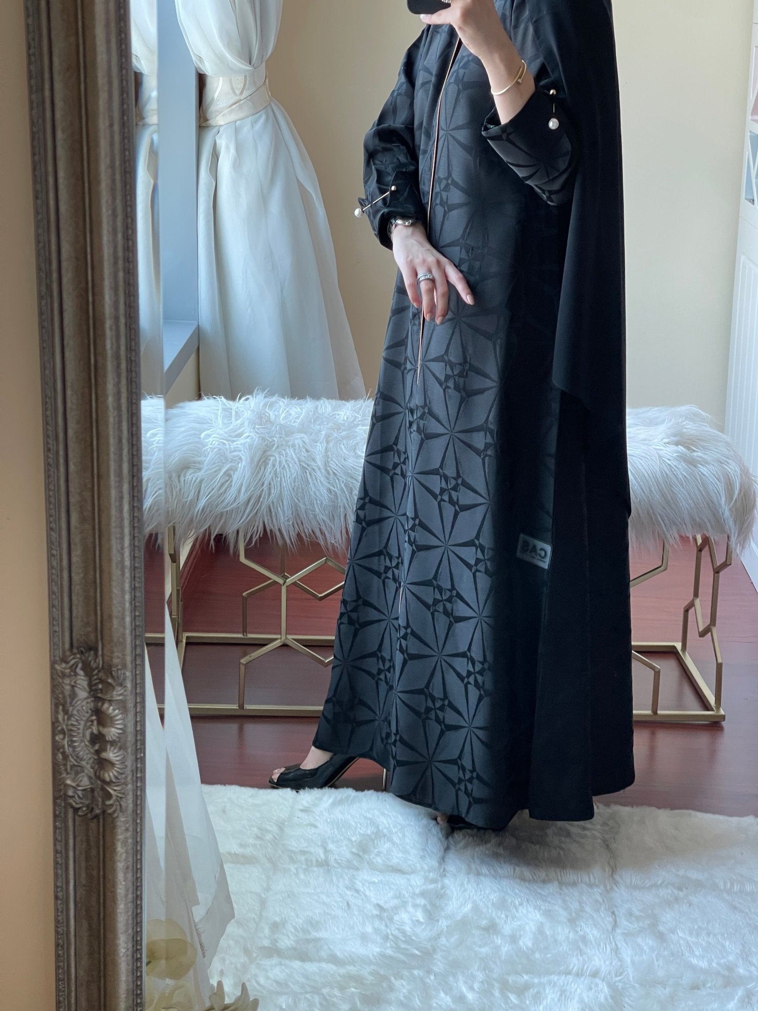 C - Jacquard - Abaya - Set - 07 - 01