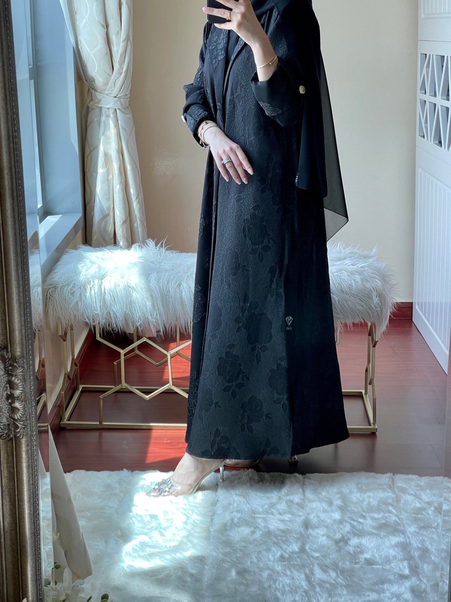 C - Jacquard - Ramadan - Abaya - Set - 20