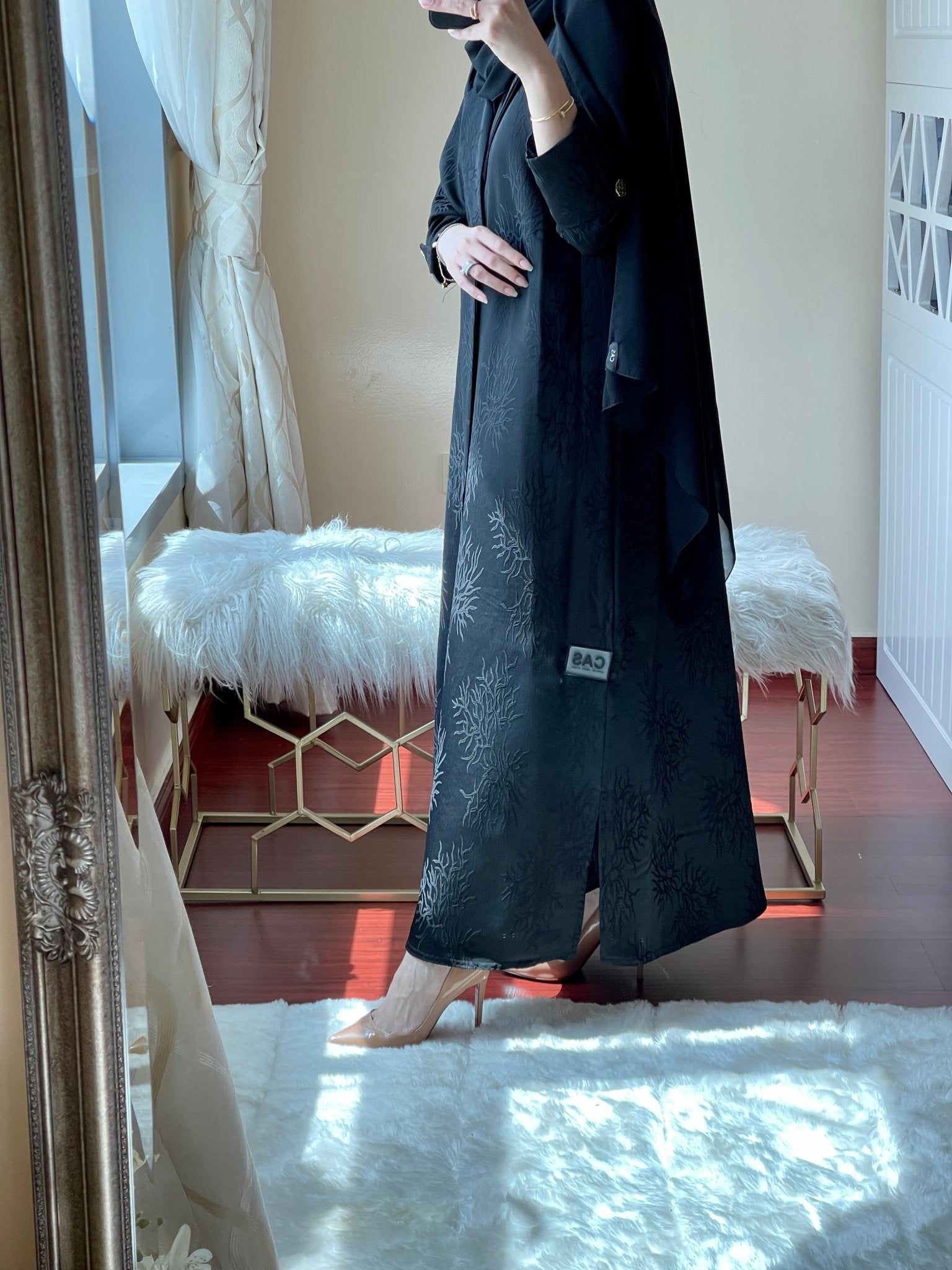 C - Jacquard - Ramadan - Abaya - Set - 22