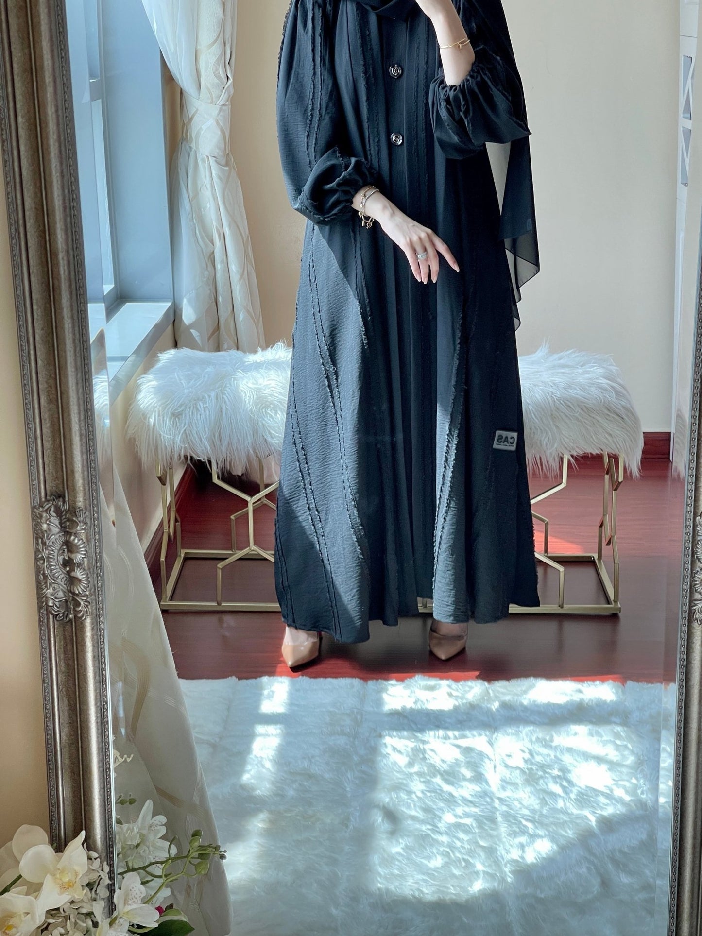 C - Jacquard - Ramadan - Abaya - Set - 23