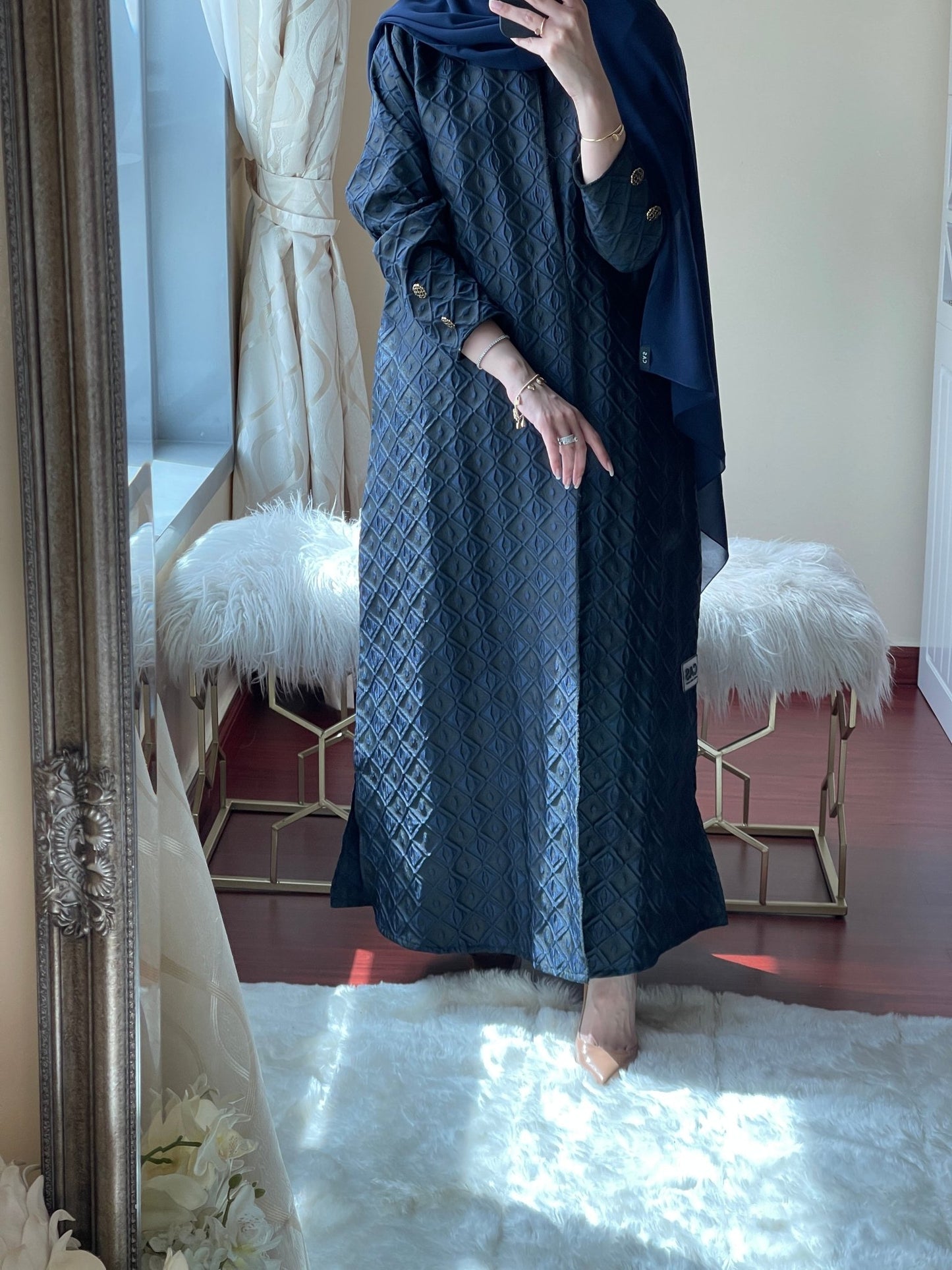 C - May - Jacquard - Abaya - Set - 05