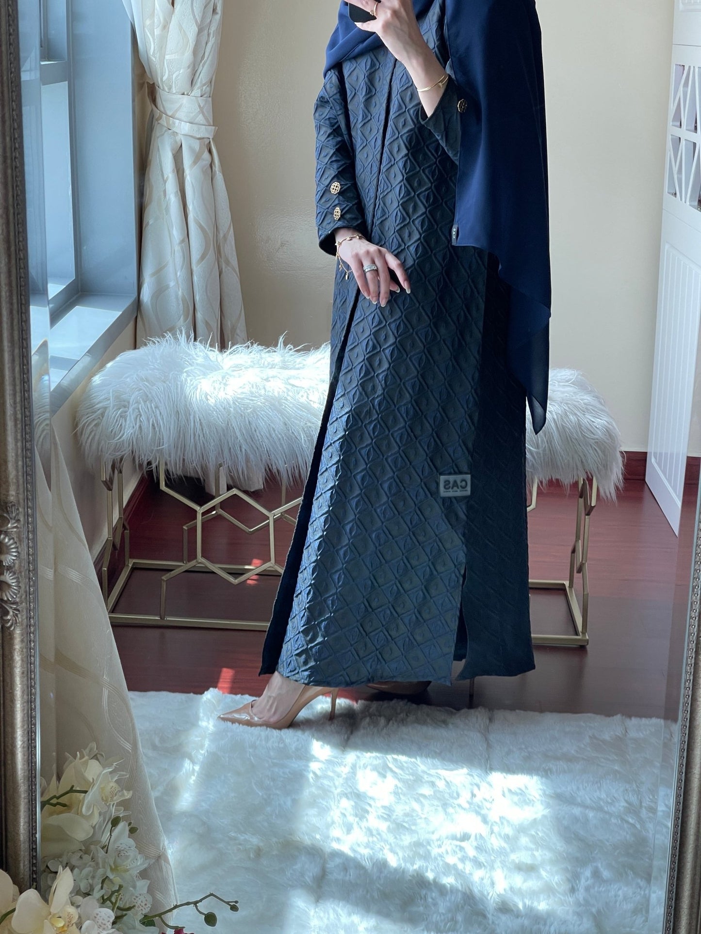 C - May - Jacquard - Abaya - Set - 05