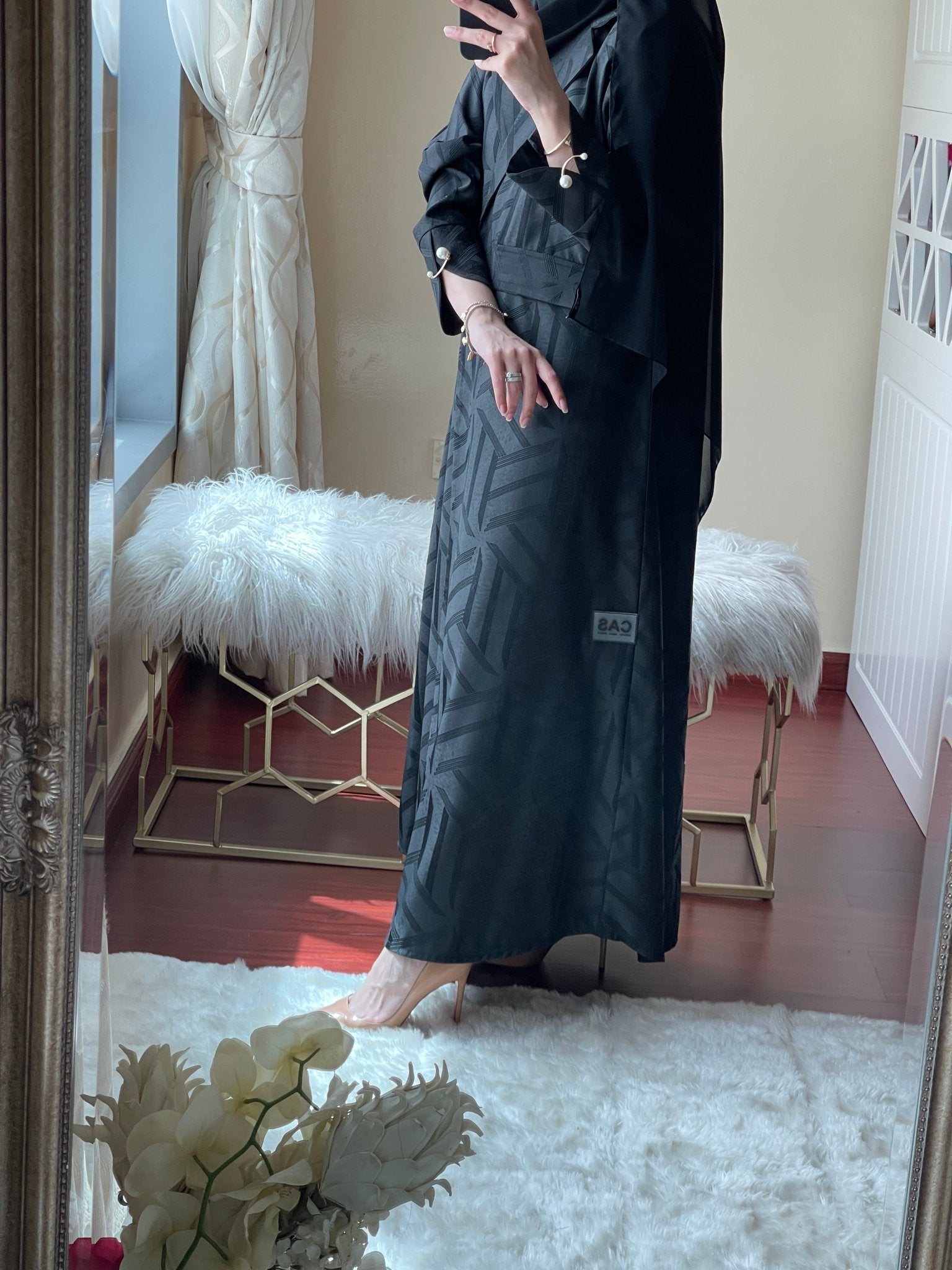 C - May - Jacquard - Abaya - Set - 12