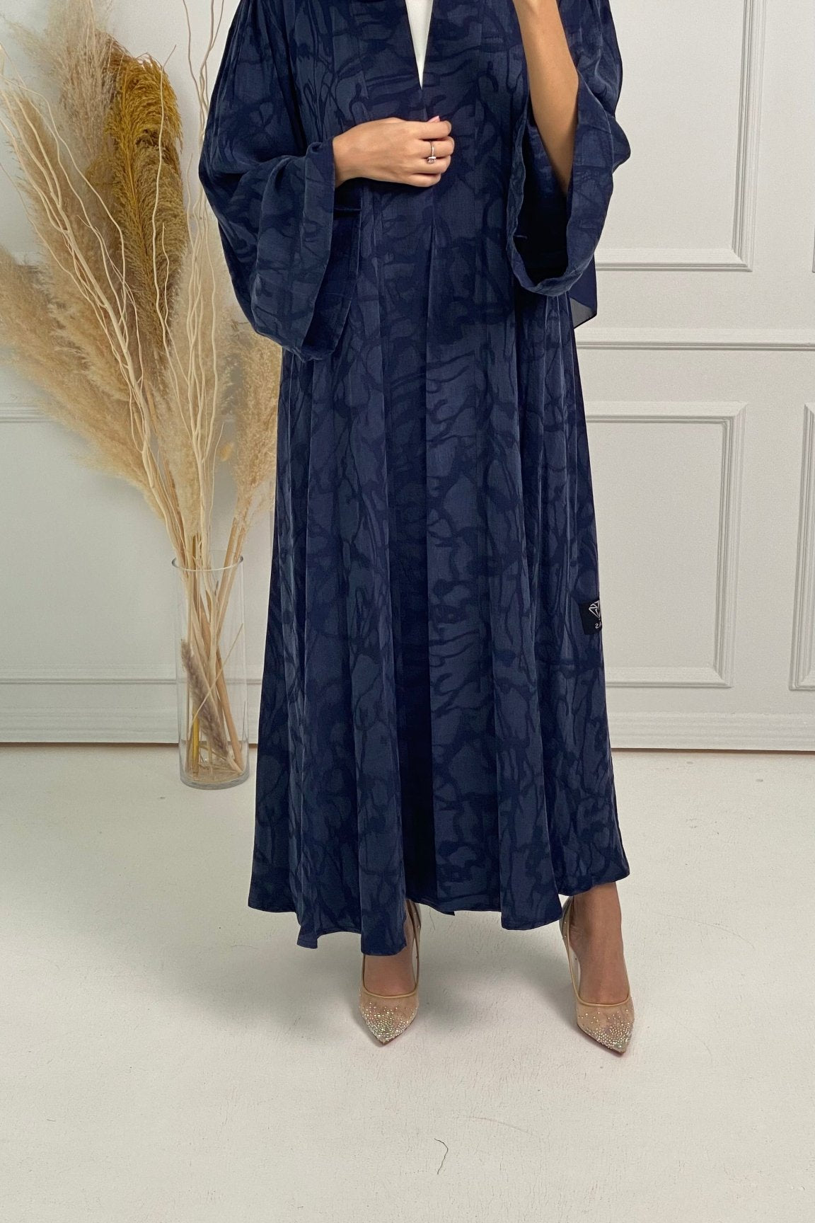 C - Navy Blue Premium Abaya