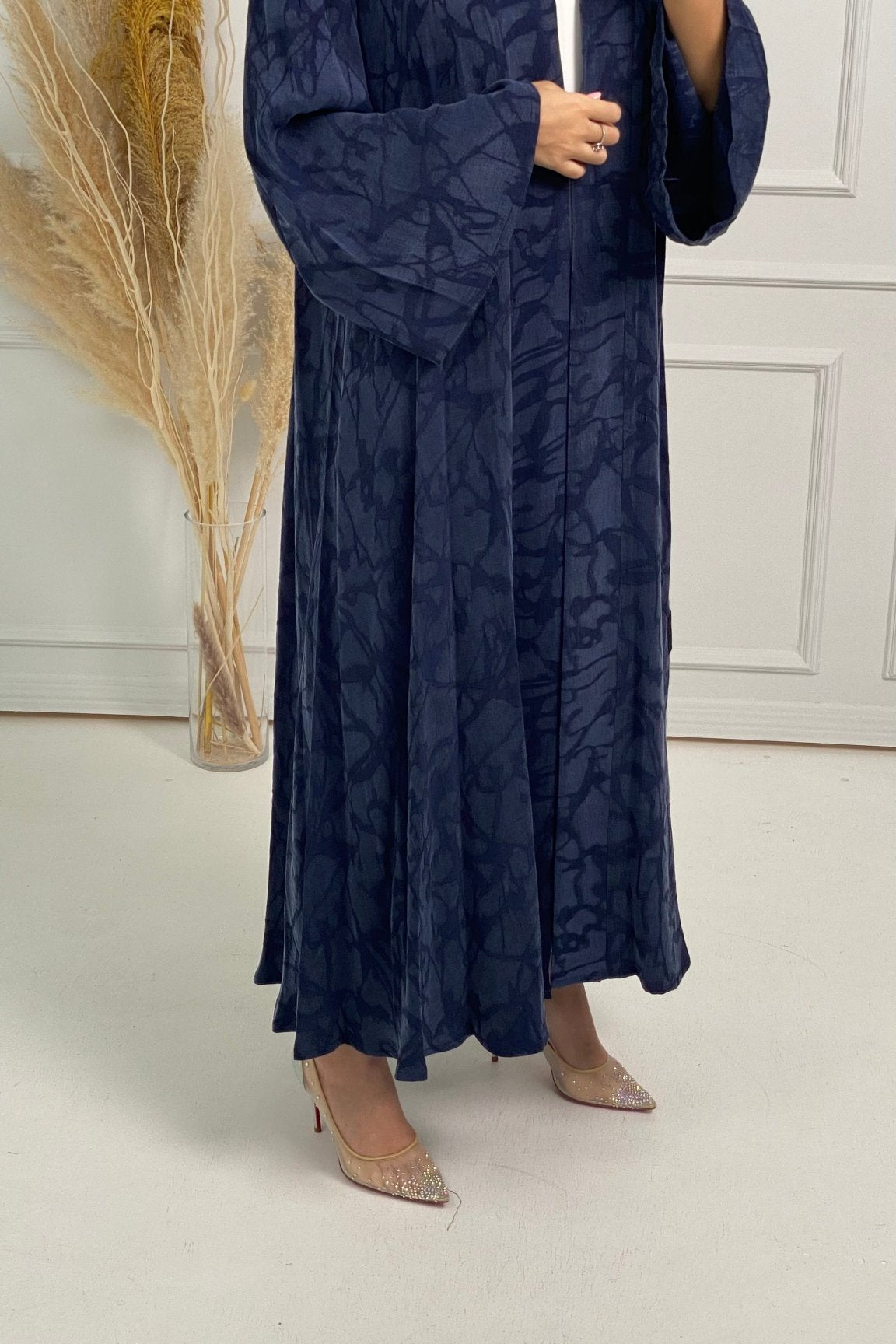 C - Navy Blue Premium Abaya