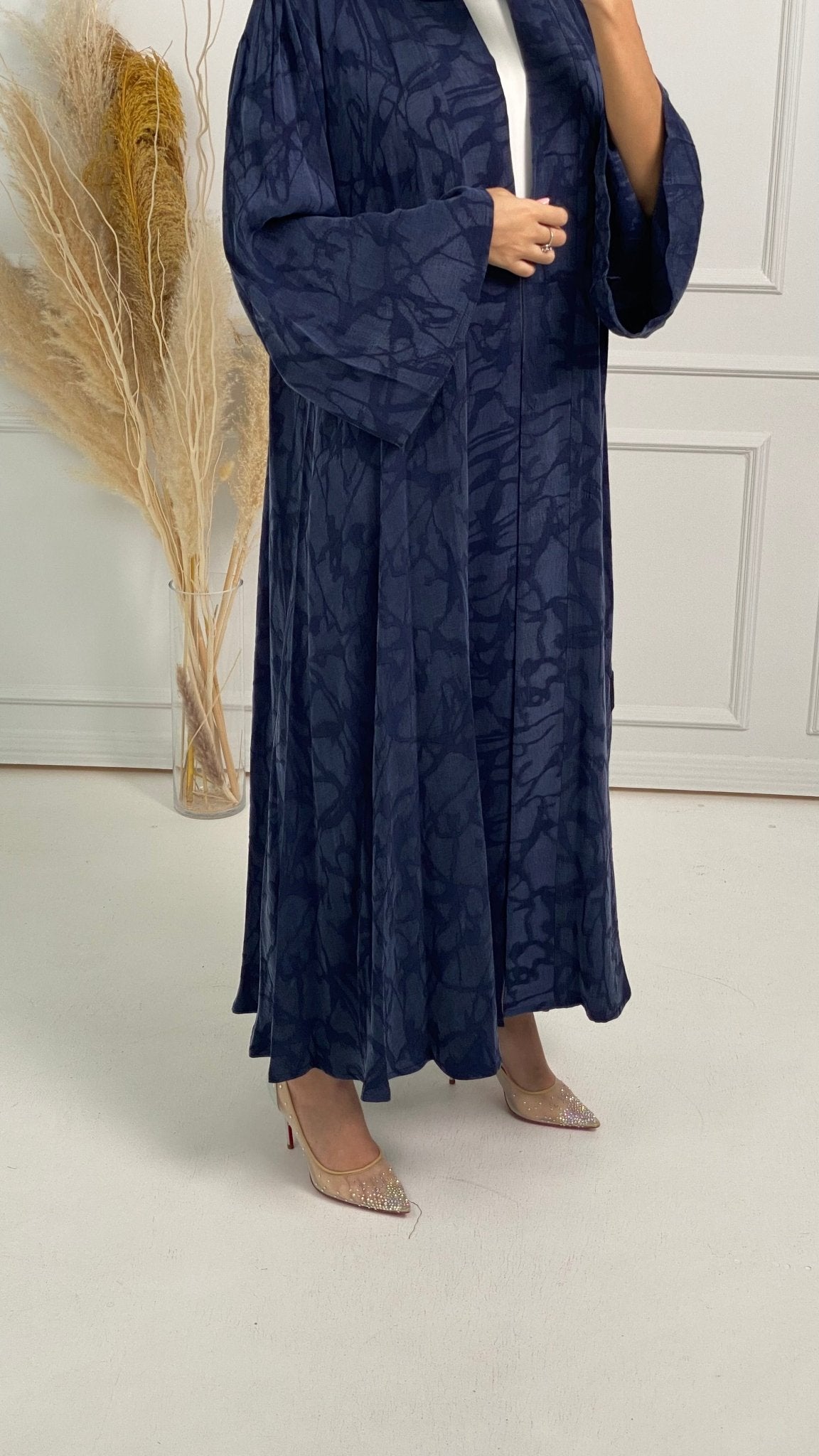 C - Navy Blue Premium Abaya