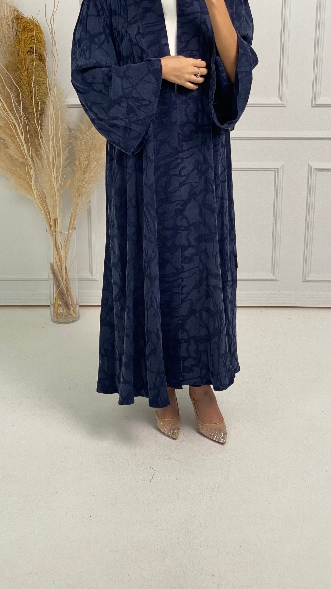 C - Navy Blue Premium Abaya