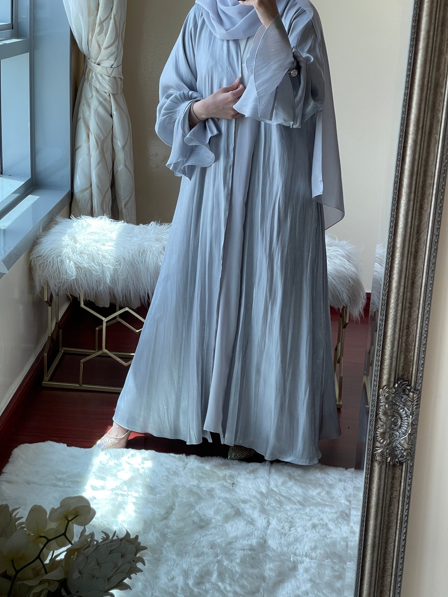 C - Organza - Abaya - Set