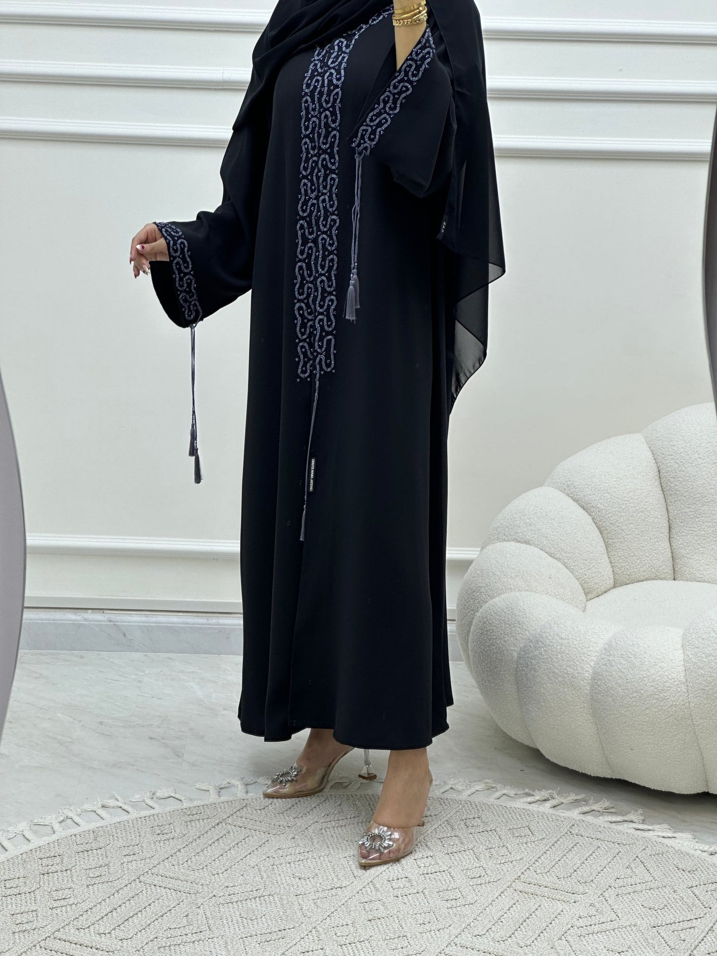 C Ramadan Black Eid Abaya 02