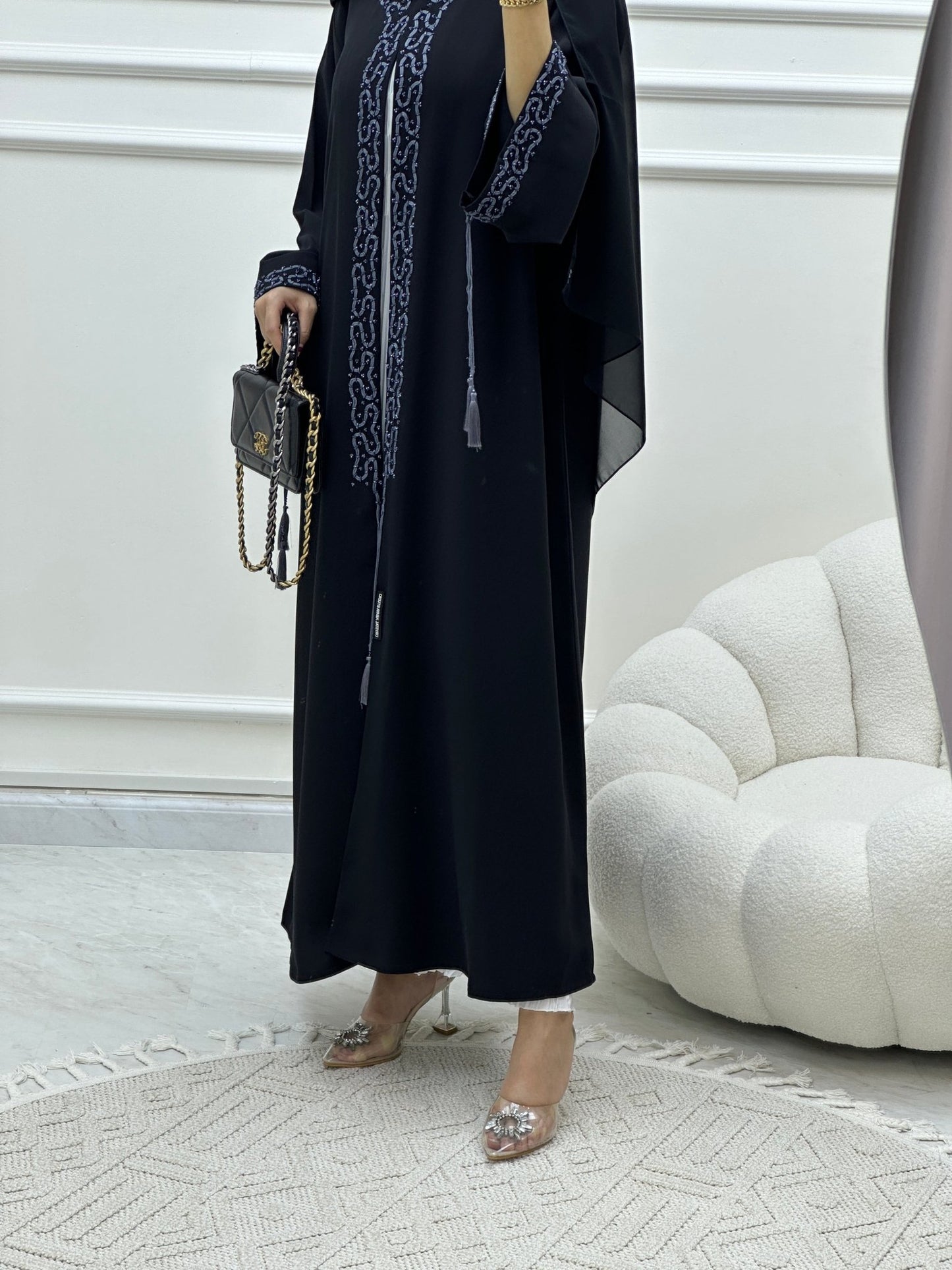 C Ramadan Black Eid Abaya 02