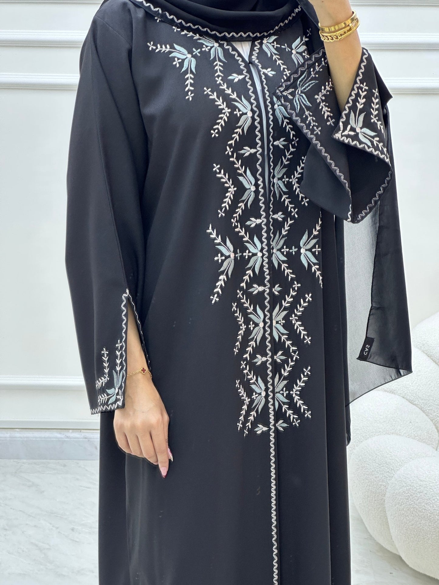 C Ramadan Black Eid Abaya 03