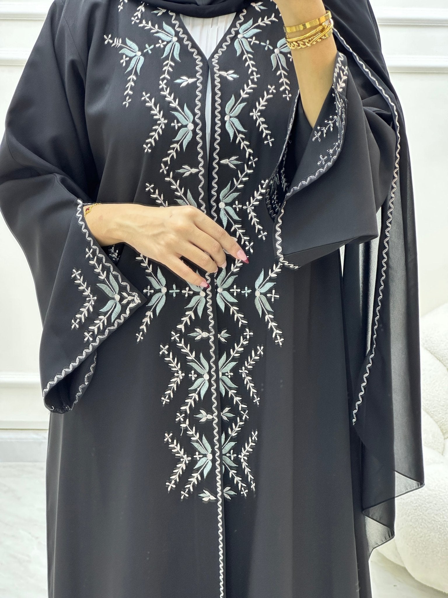 C Ramadan Black Eid Abaya 03