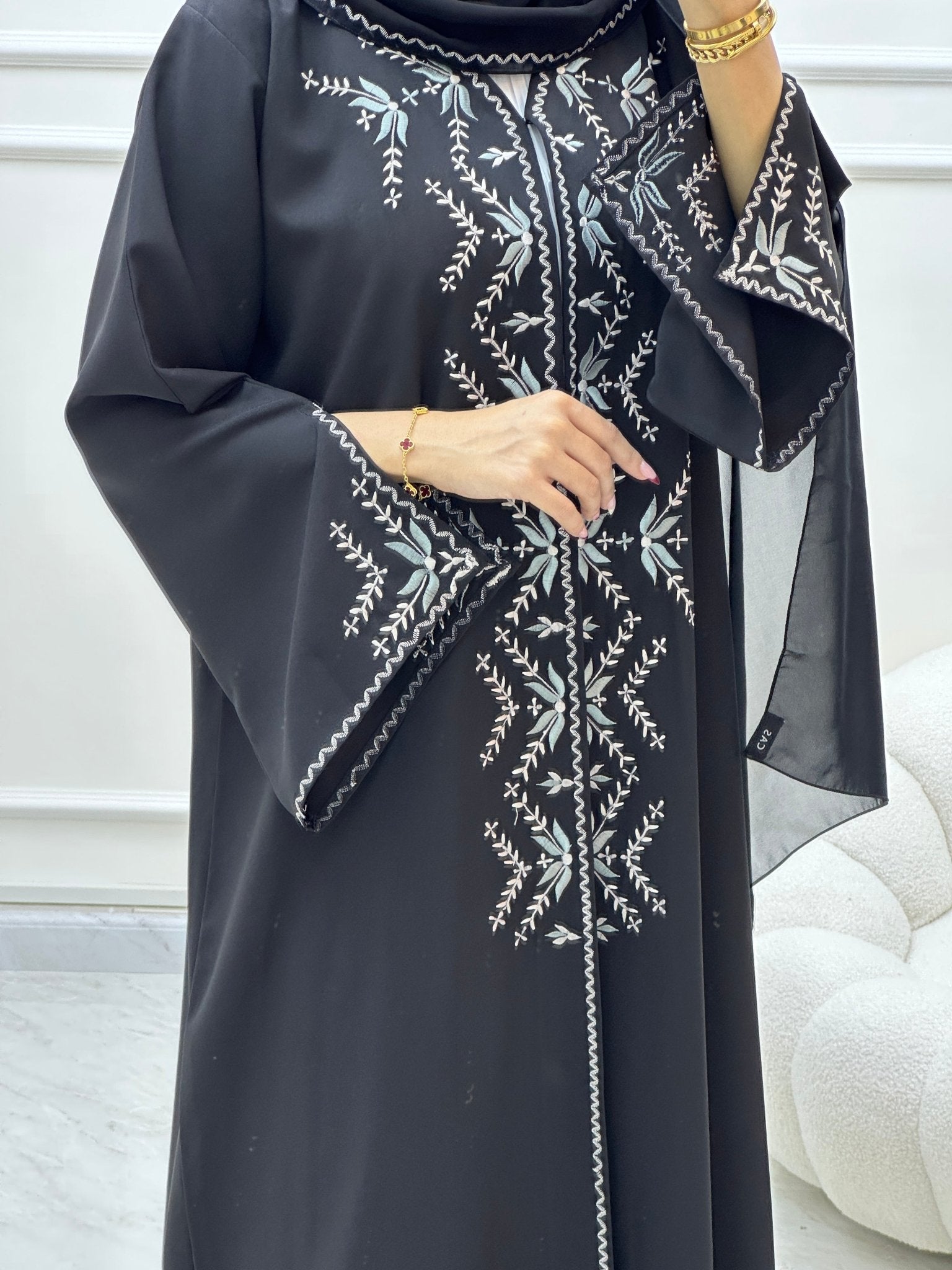 C Ramadan Black Eid Abaya 03