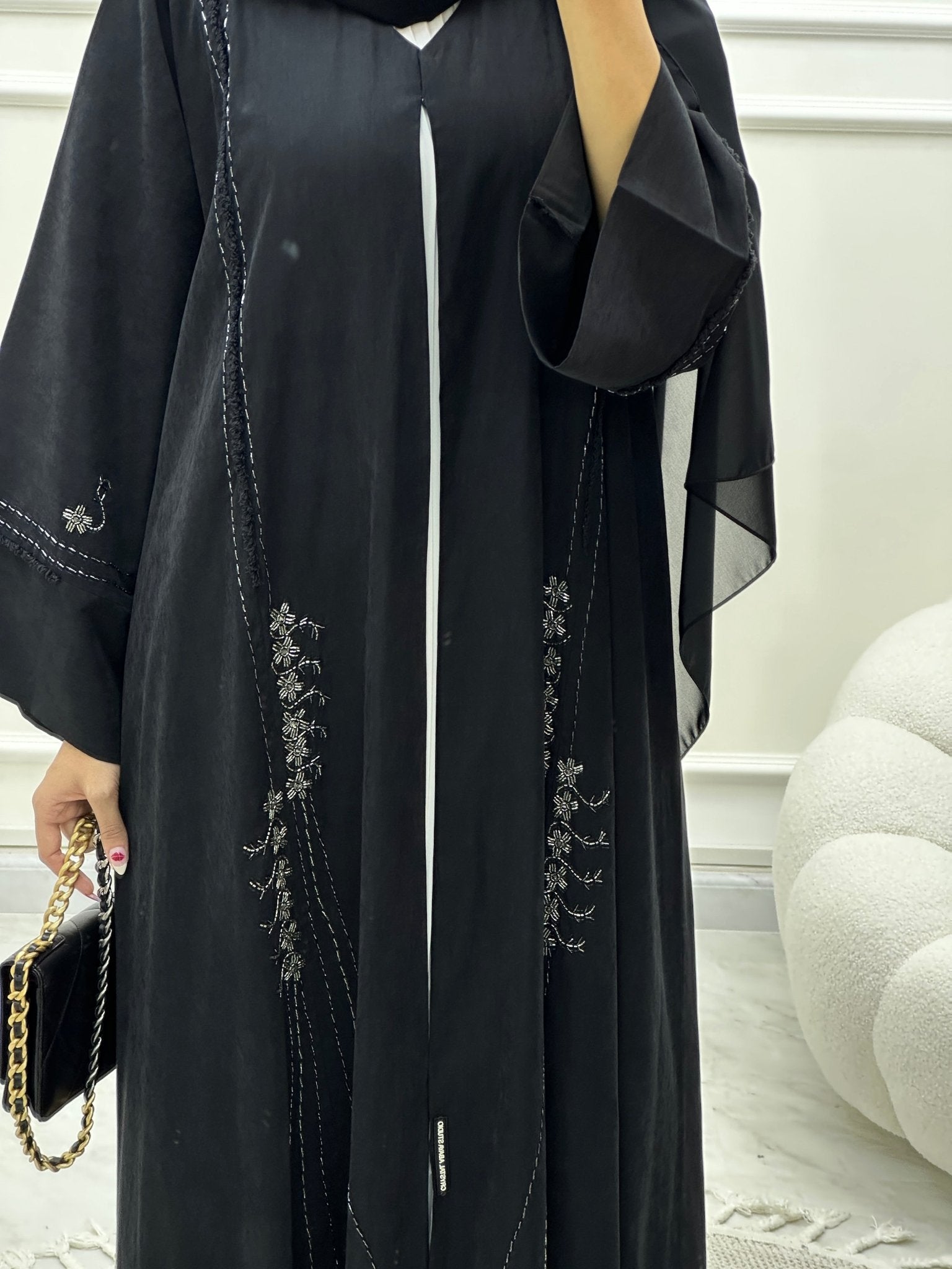 C Ramadan Black Eid Abaya 04