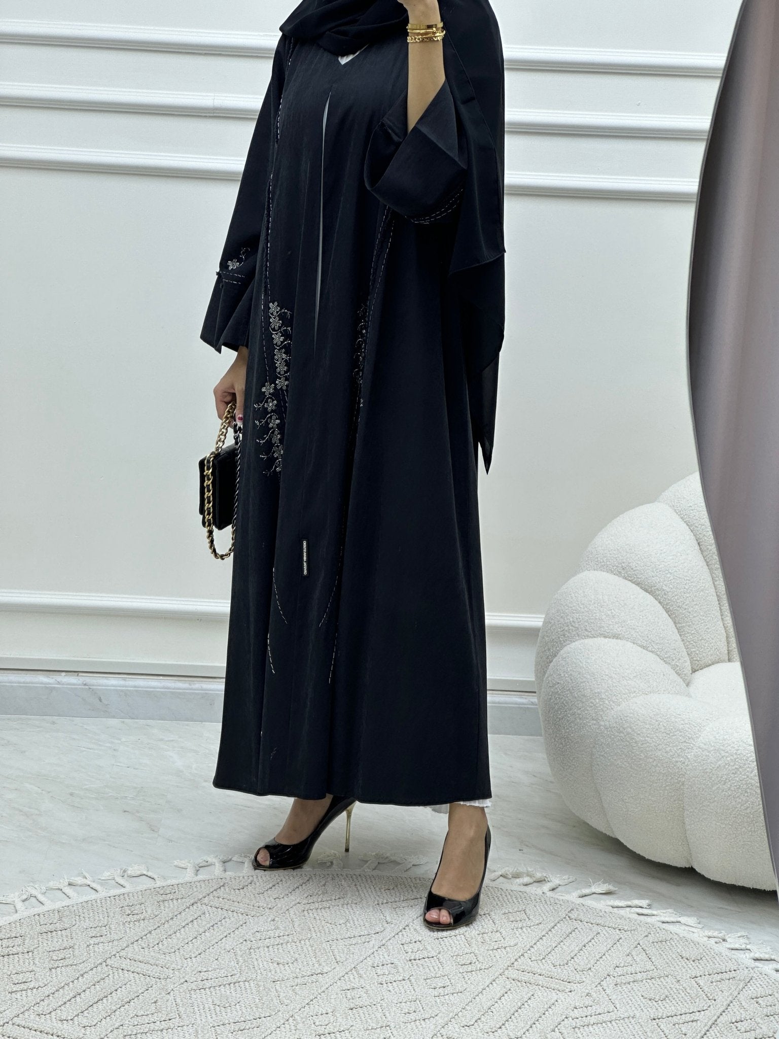 C Ramadan Black Eid Abaya 04