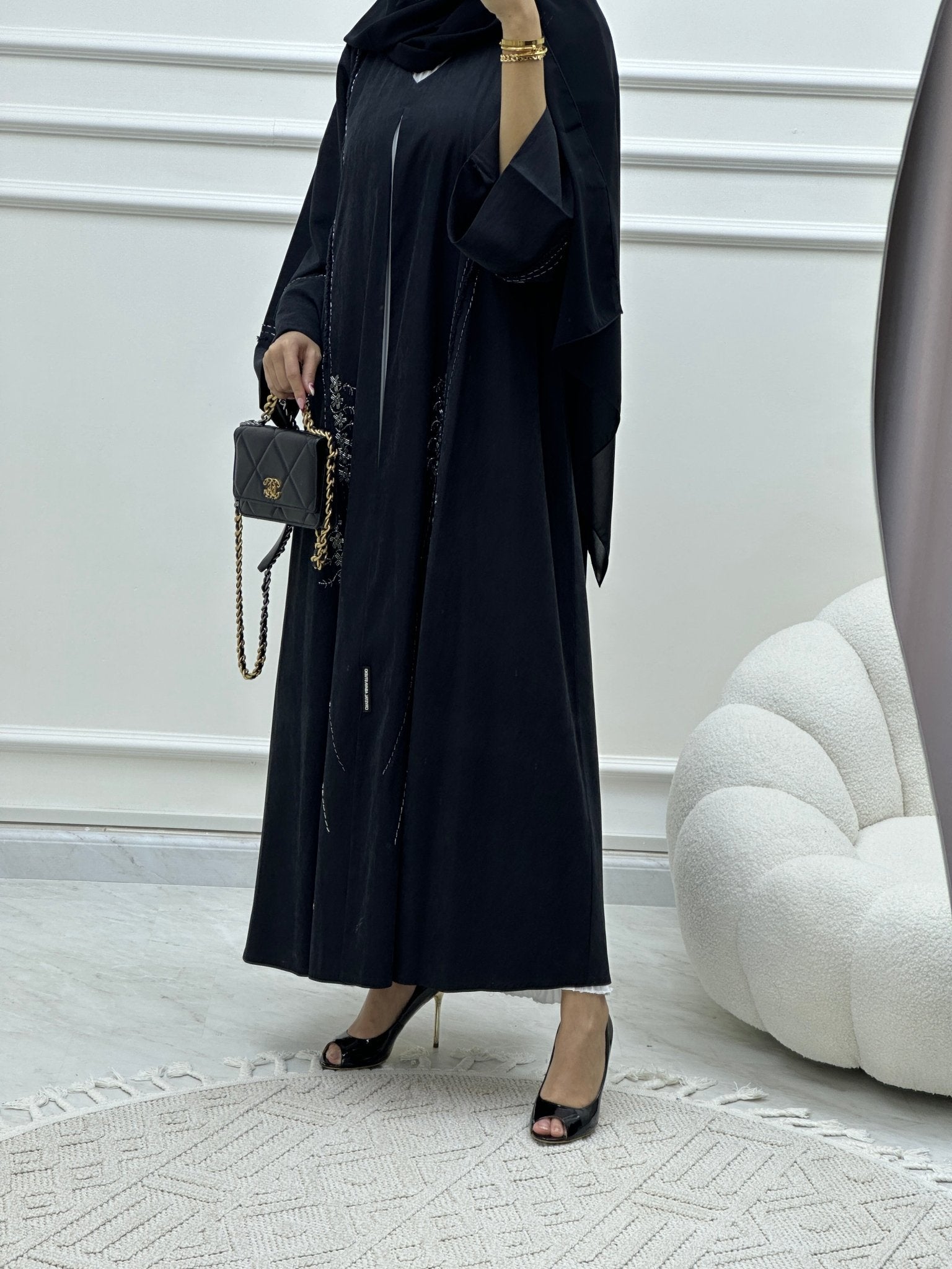 C Ramadan Black Eid Abaya 04