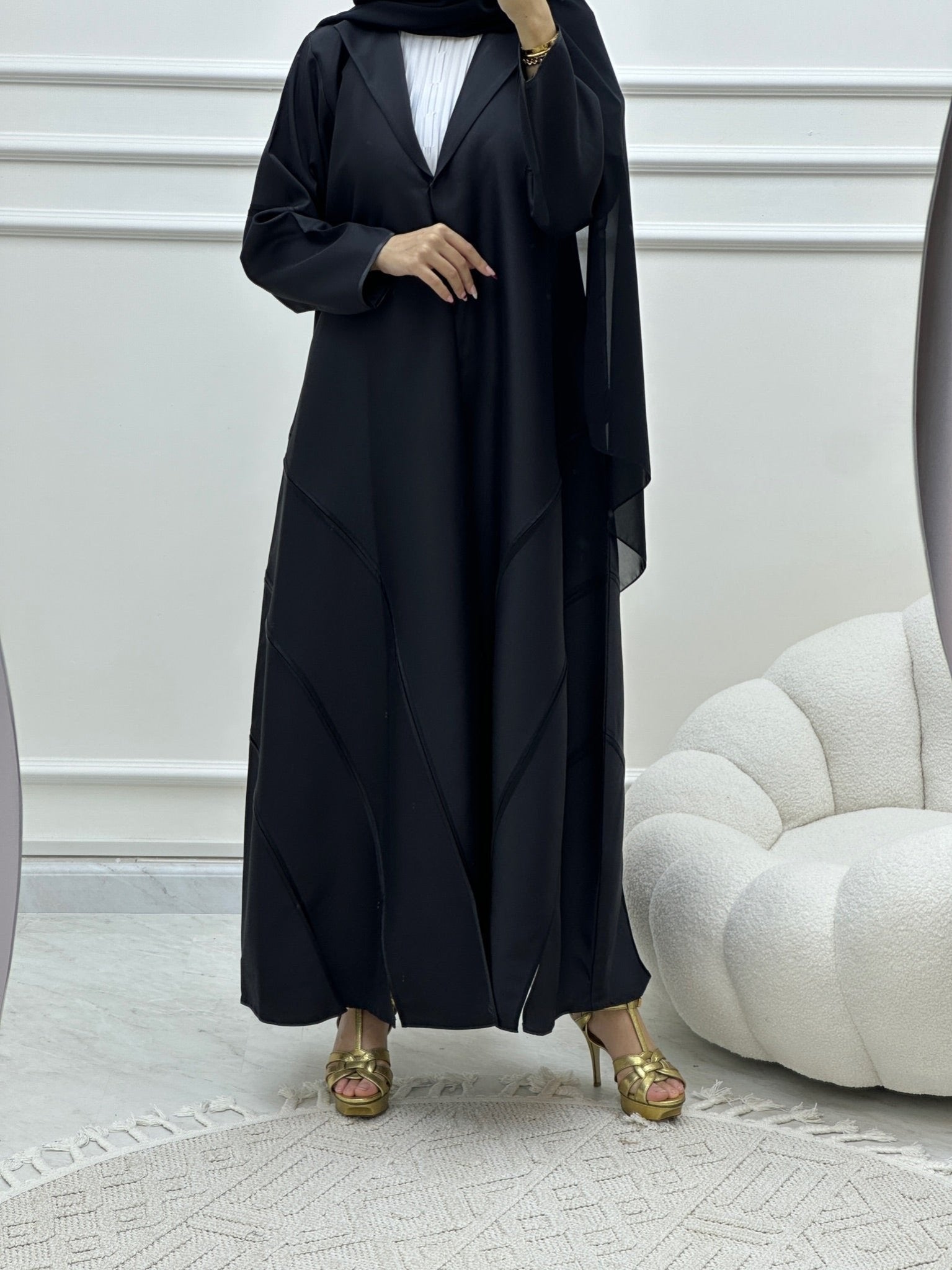 C Ramadan Black Eid Abaya 06