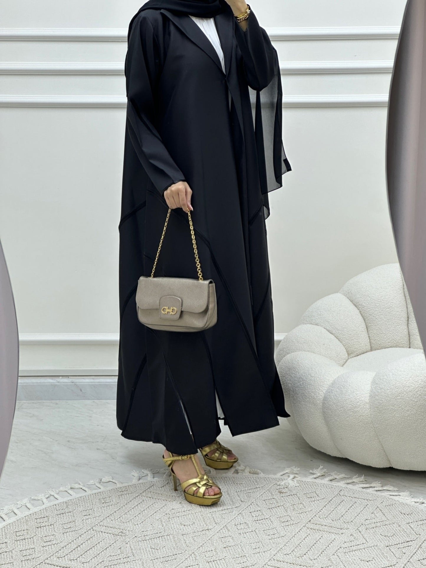 C Ramadan Black Eid Abaya 06