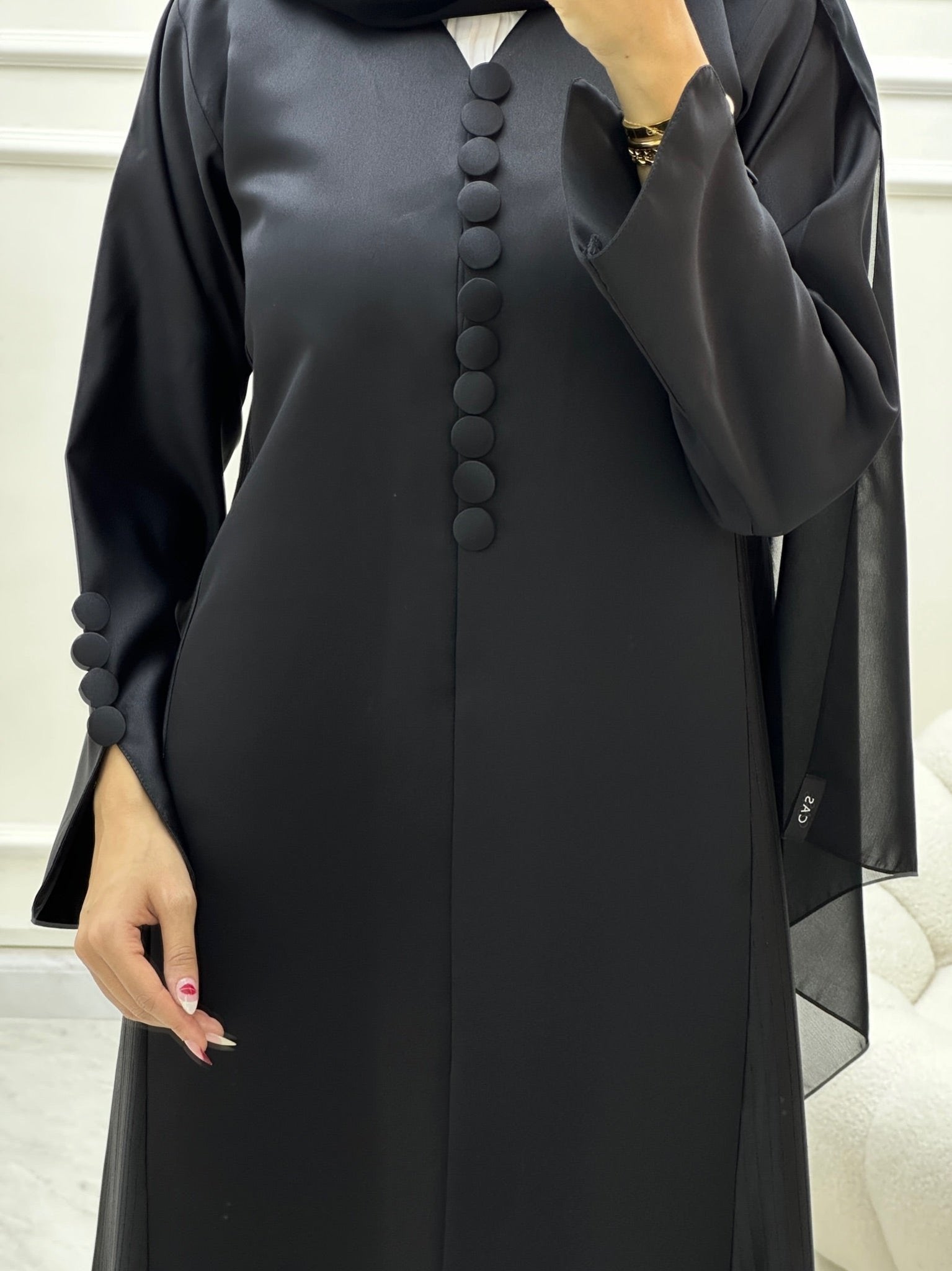 C Ramadan Black Eid Abaya 07