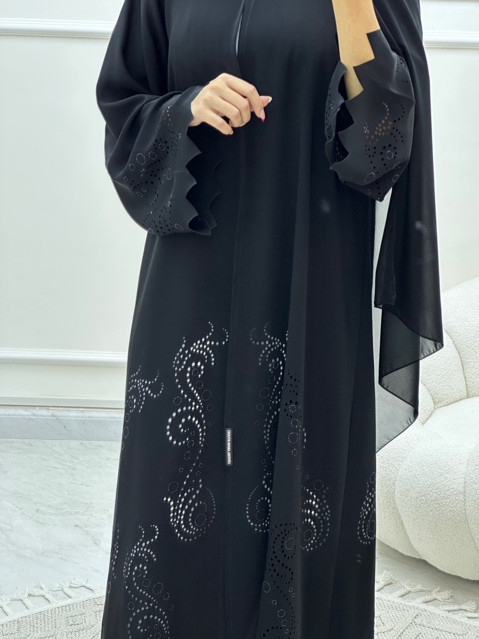 C Ramadan Black Eid Abaya 08