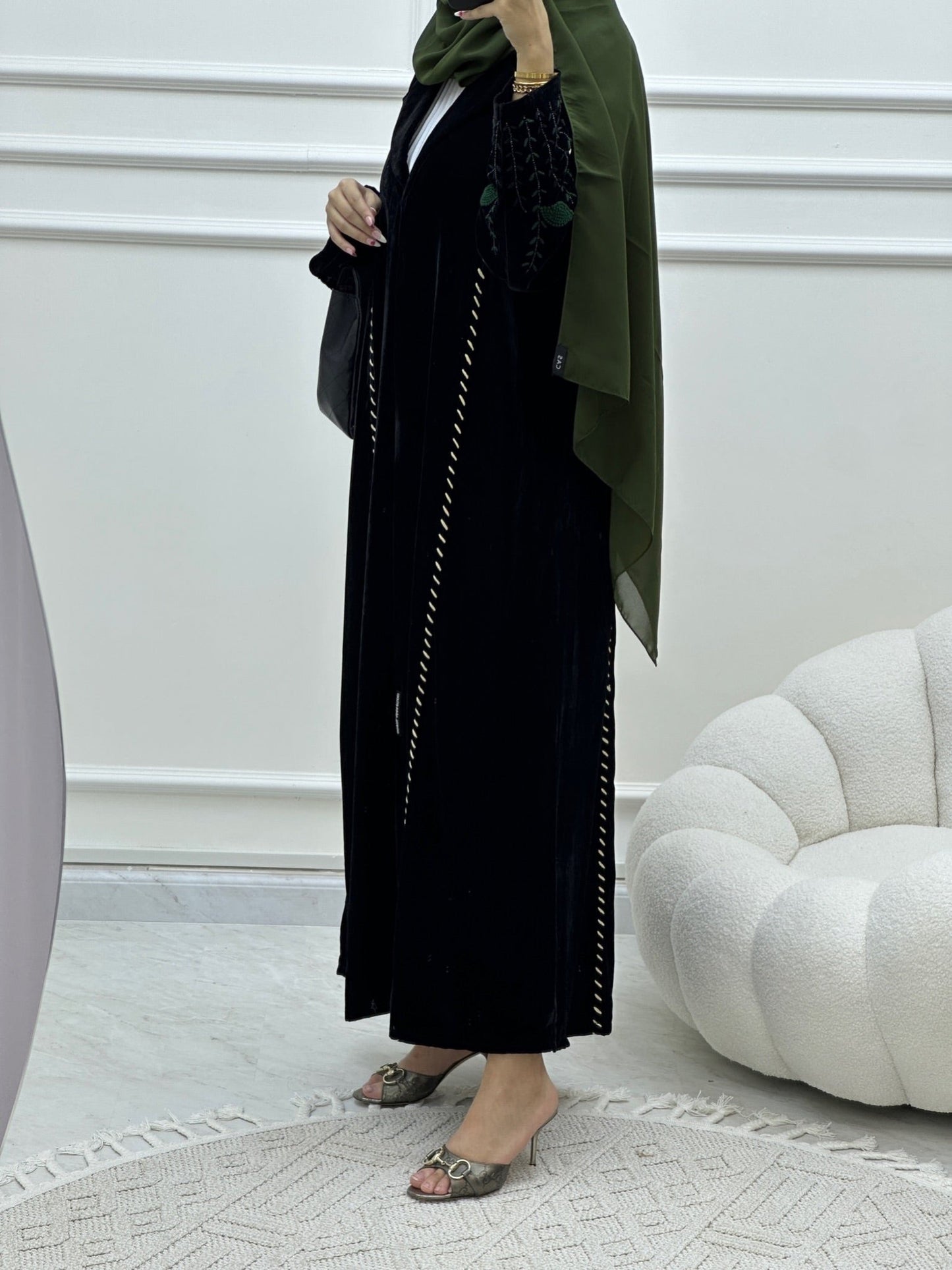 C Ramadan Black Eid Abaya 09