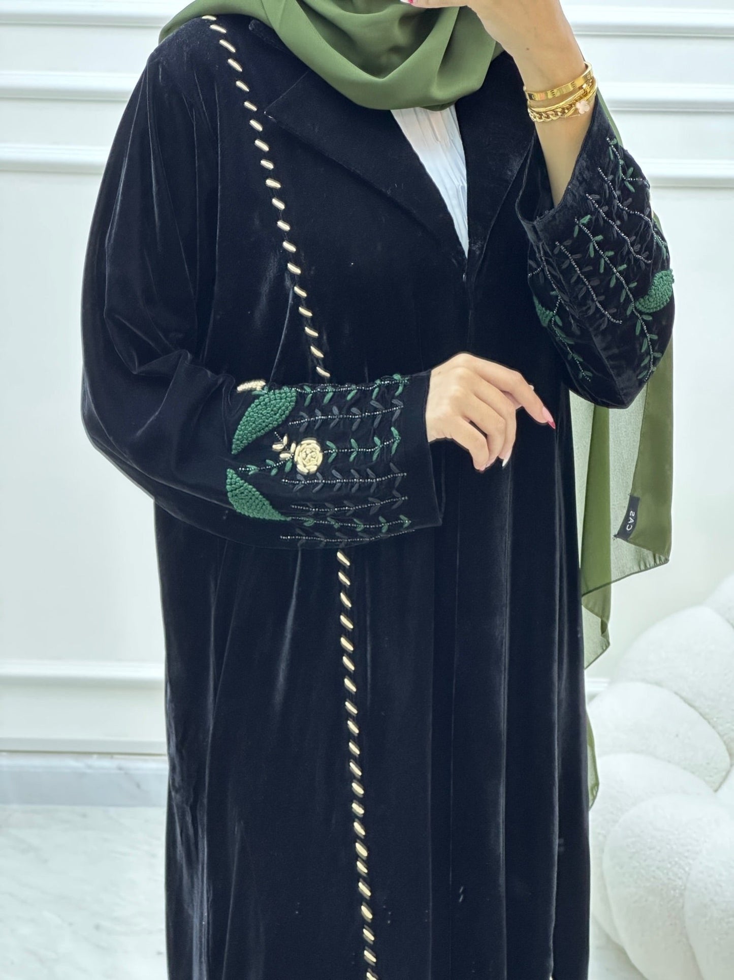 C Ramadan Black Eid Abaya 09