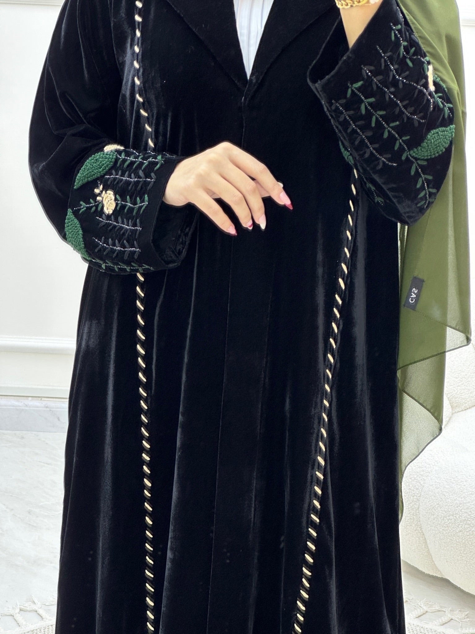 C Ramadan Black Eid Abaya 09