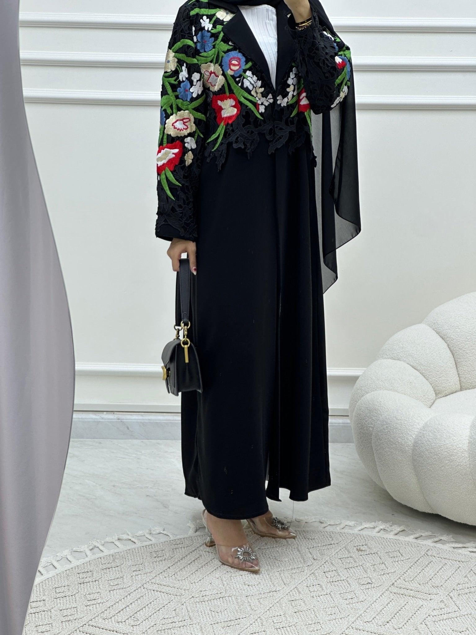 C Ramadan Black Eid Abaya 10