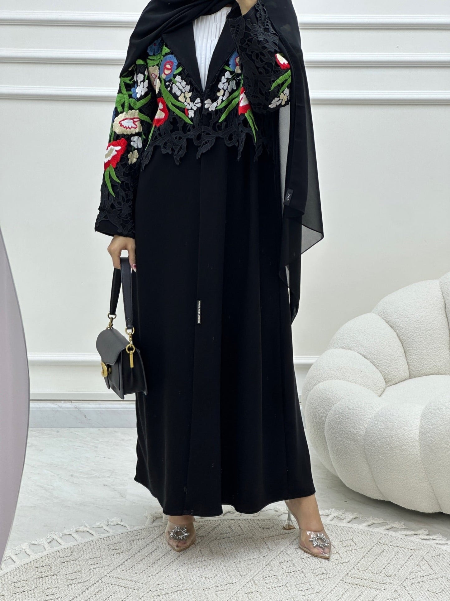 C Ramadan Black Eid Abaya 10