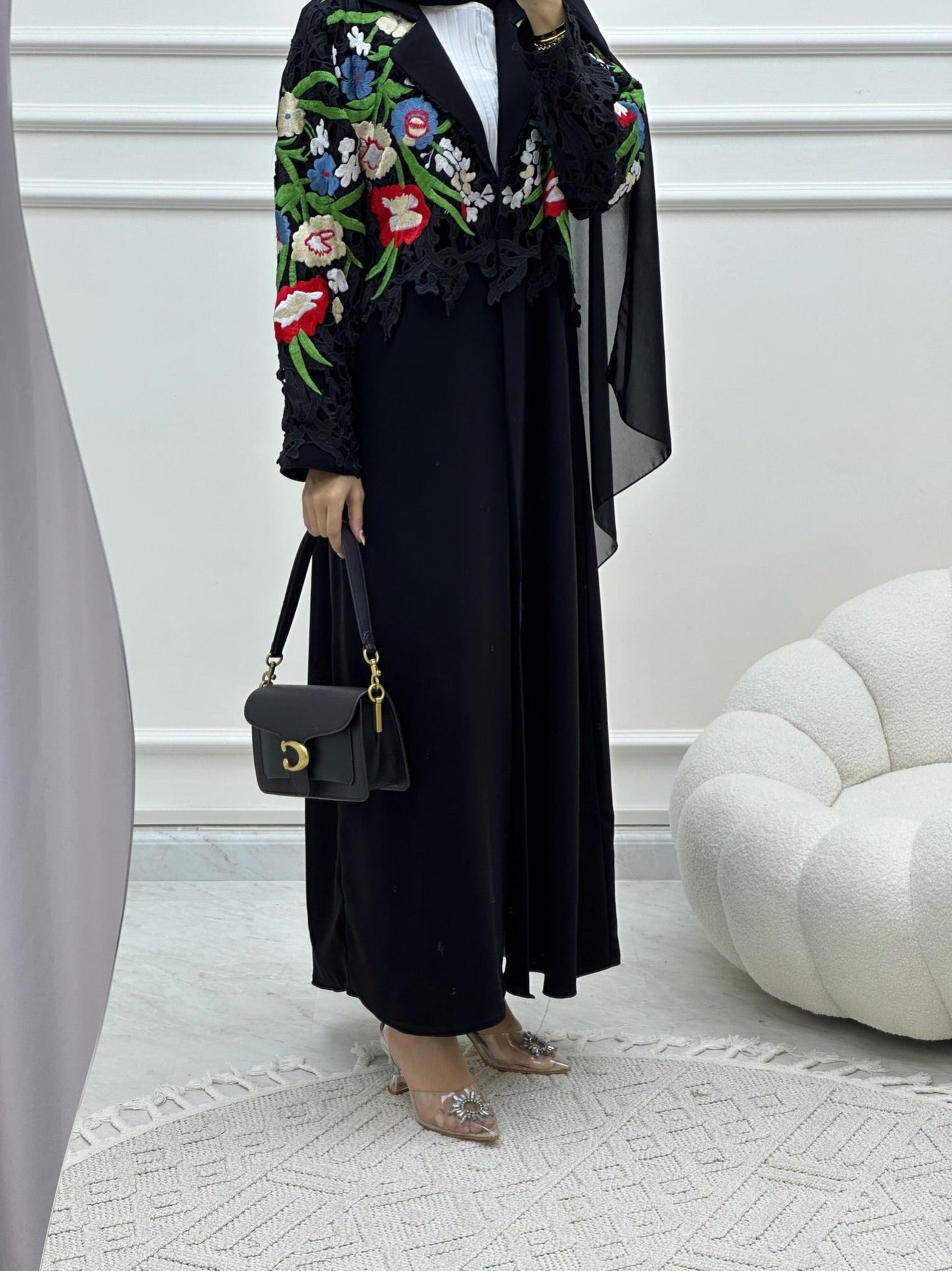 C Ramadan Black Eid Abaya 10