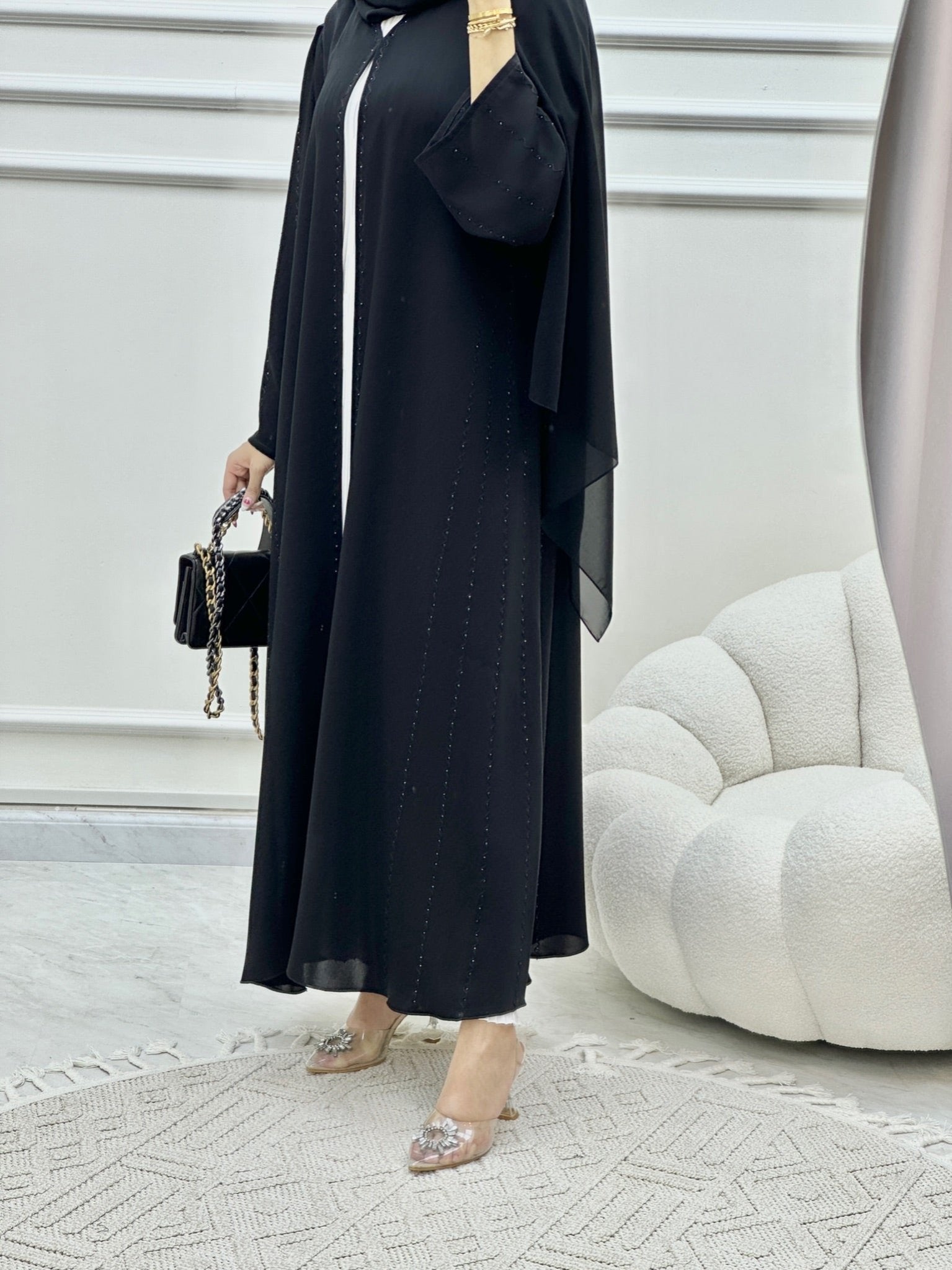 C Ramadan Black Eid Abaya 11