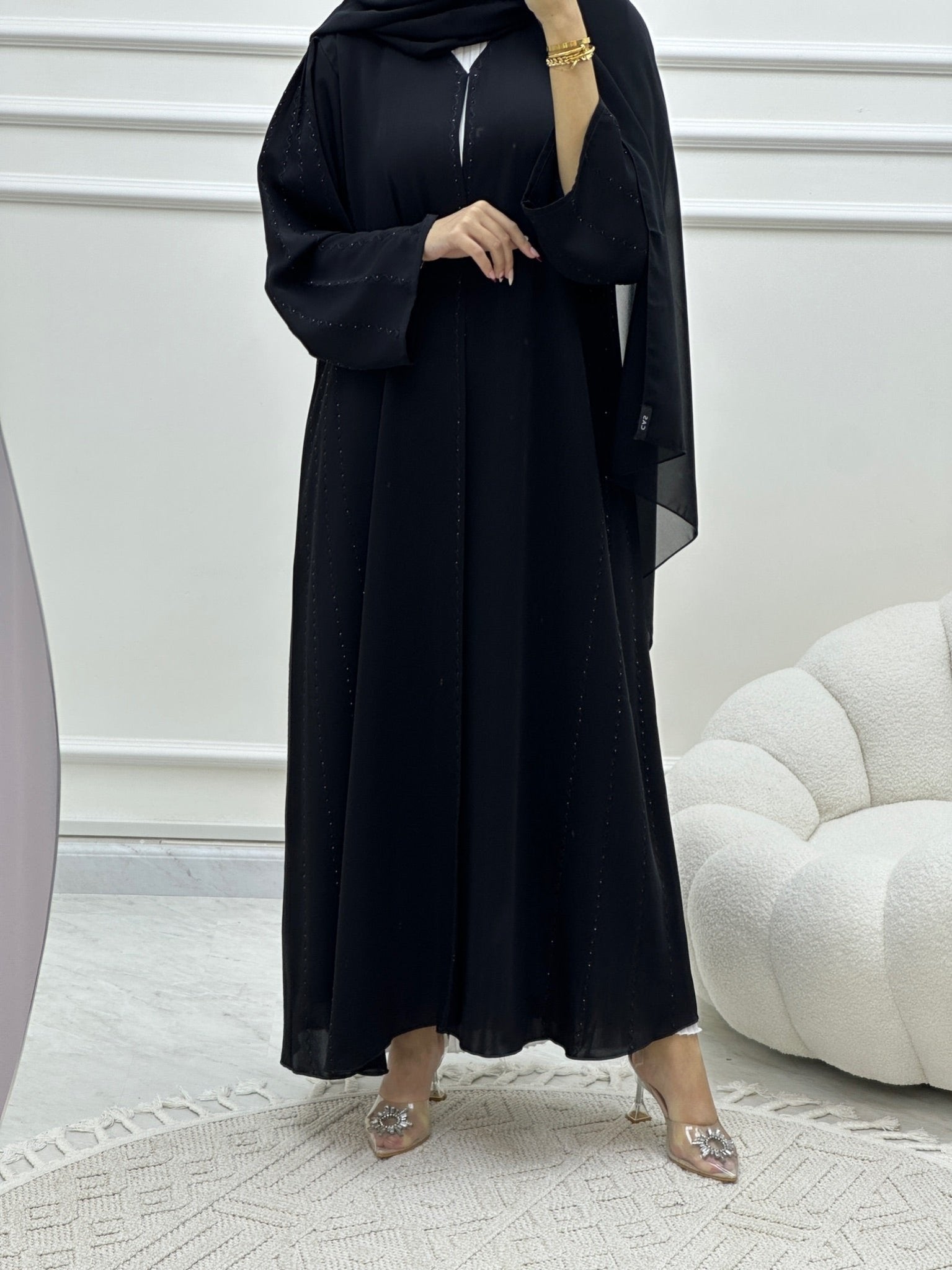 C Ramadan Black Eid Abaya 11