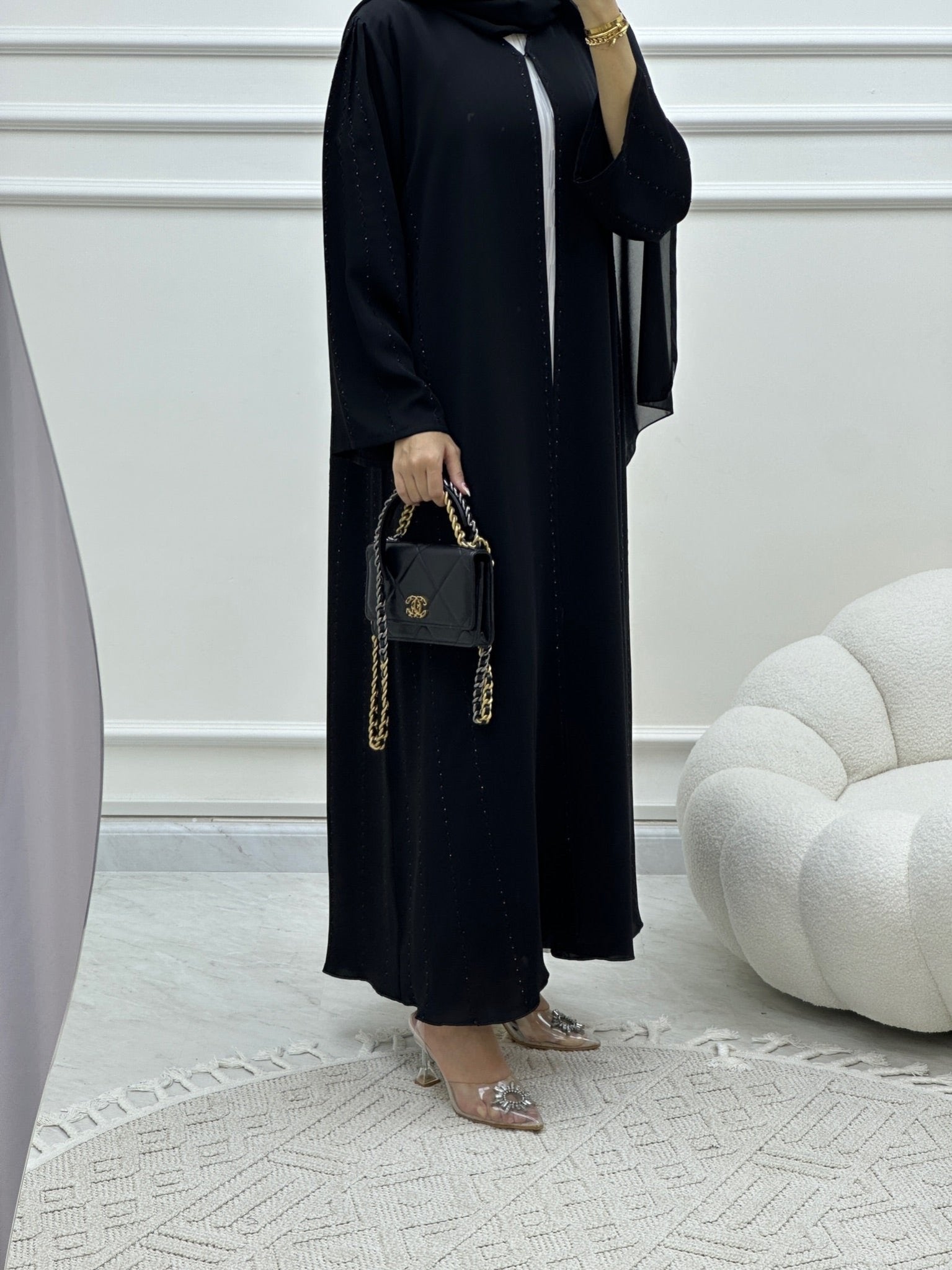 C Ramadan Black Eid Abaya 11