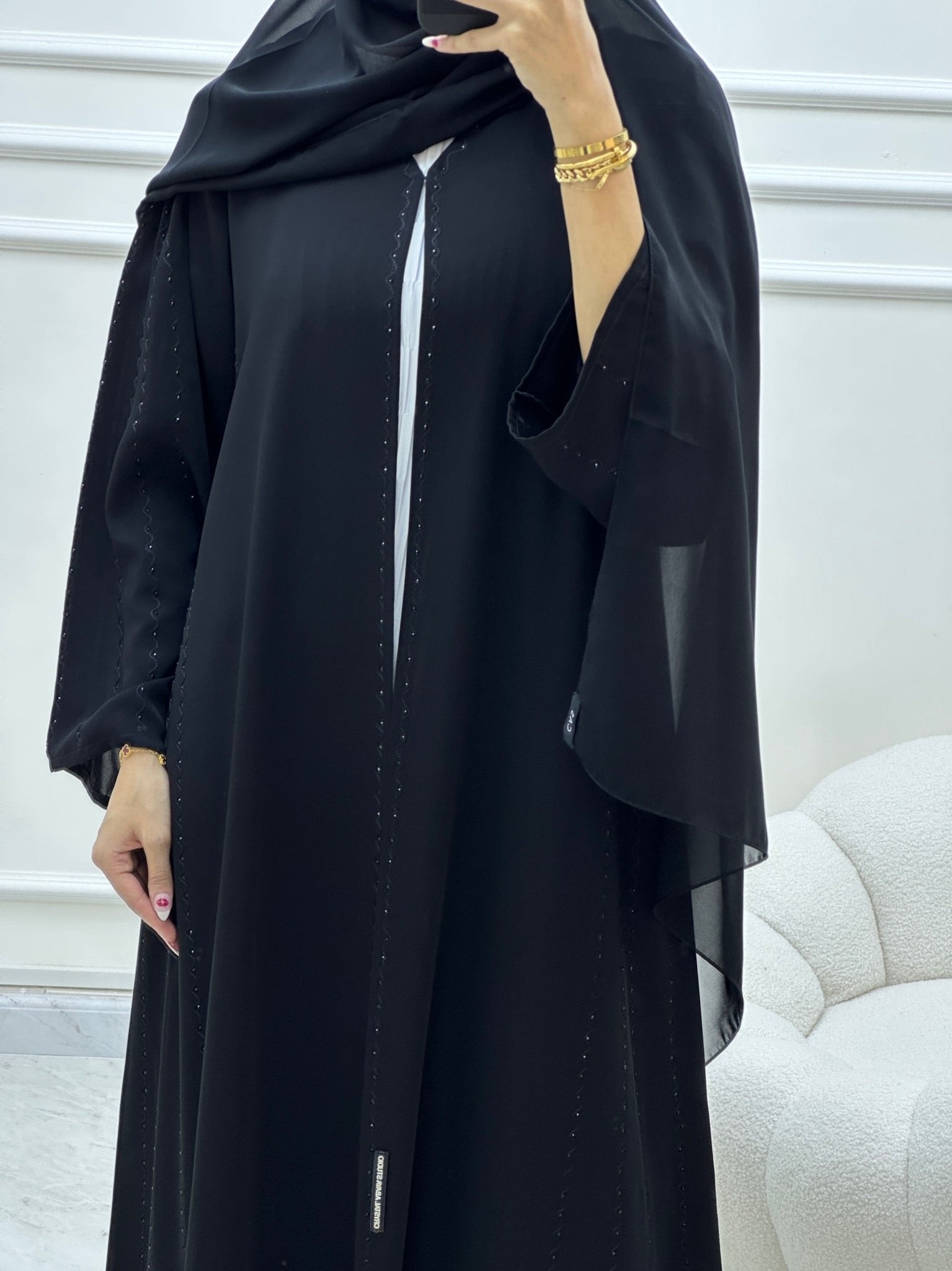 C Ramadan Black Eid Abaya 11