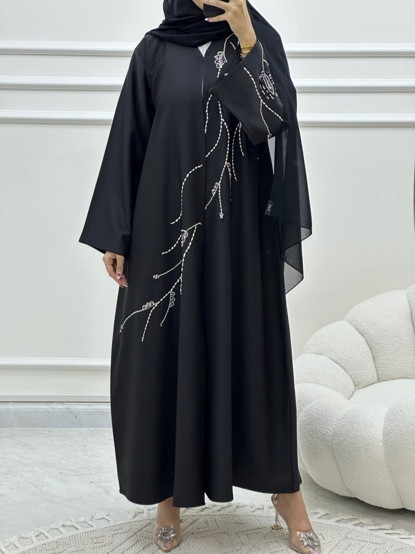 C Ramadan Black Eid Abaya 12